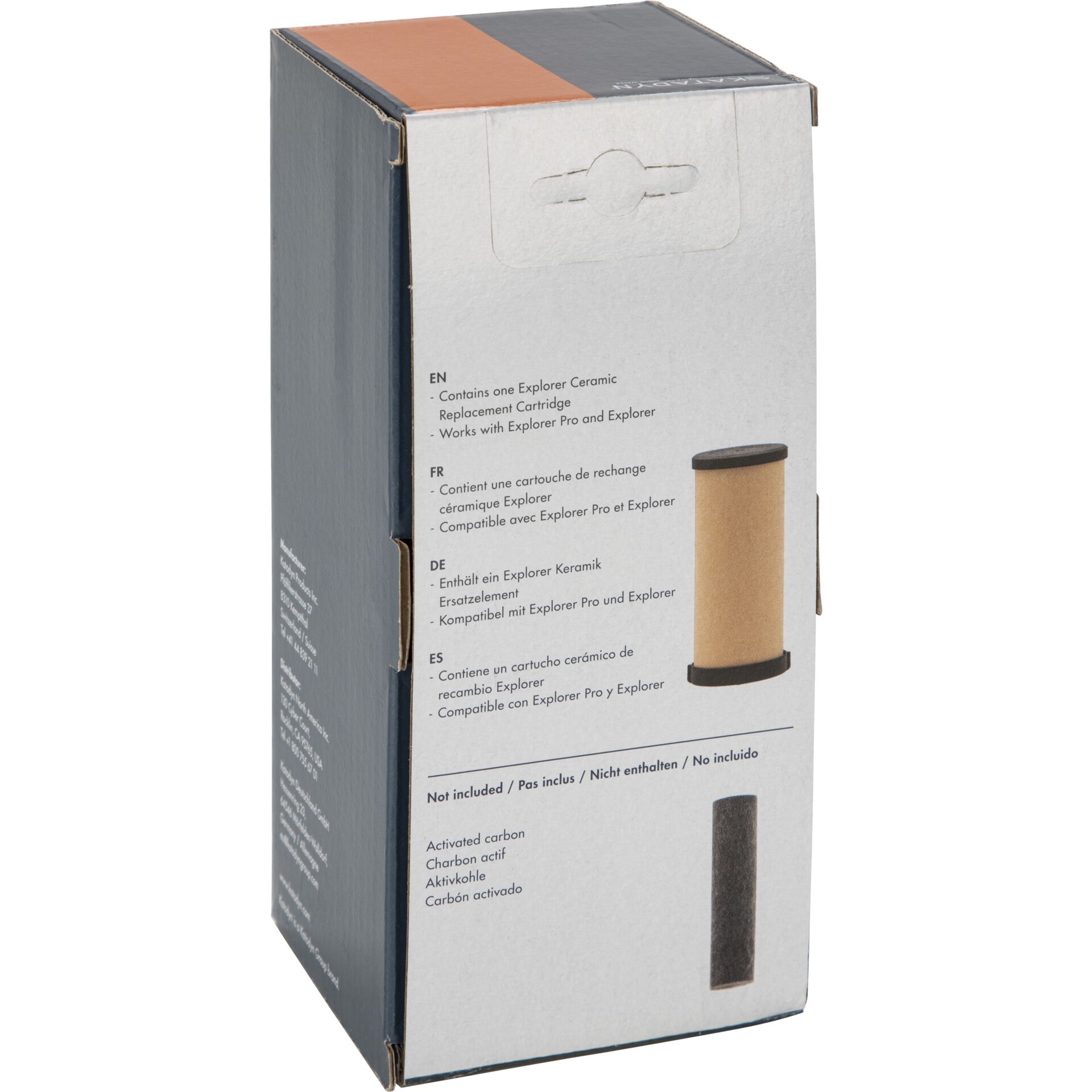 Aktivkohle, Kohlefilter, Ersatzkartusche, Keramik, Kaffeemaschine