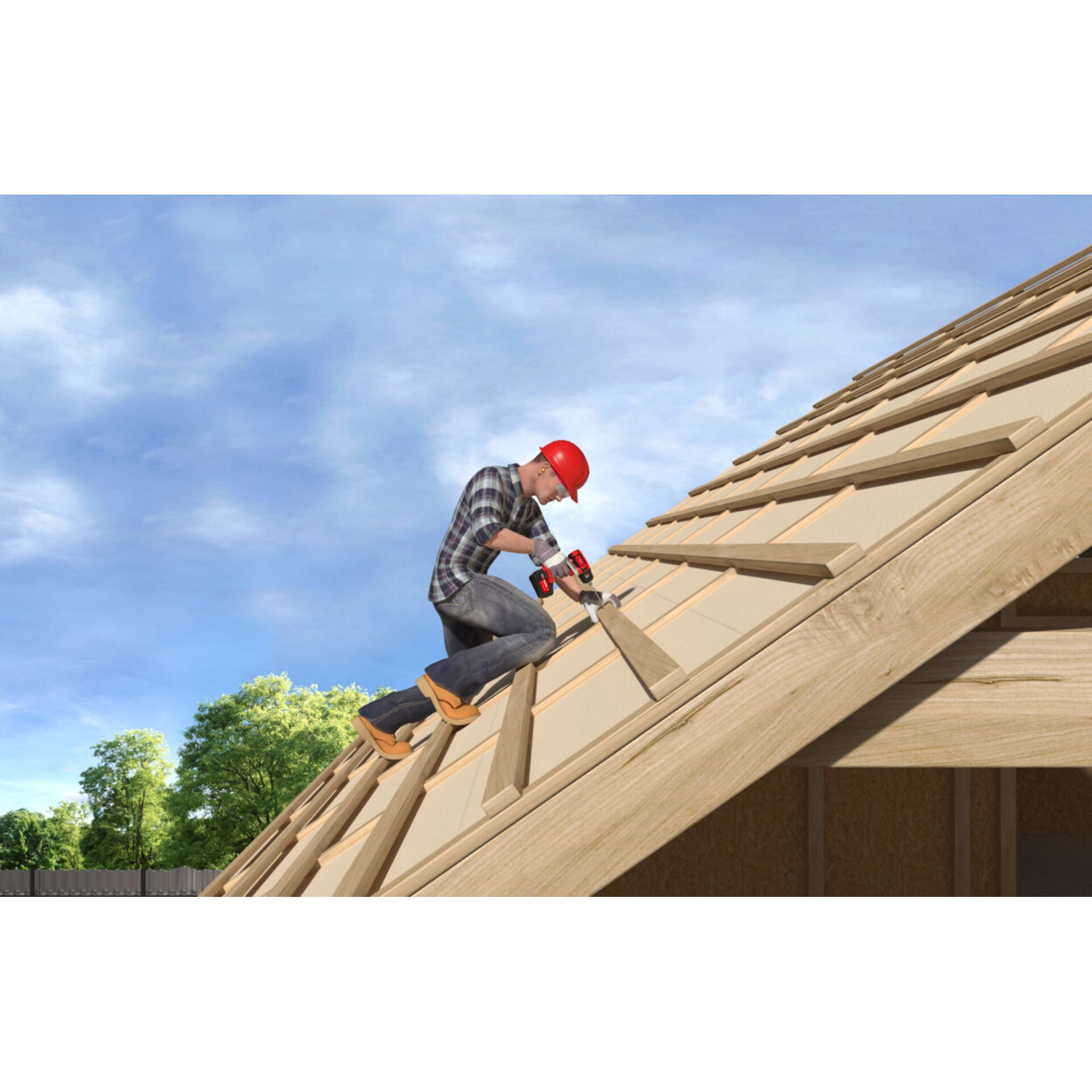 Schreiner, Person, Arbeiter, Helm, Holz