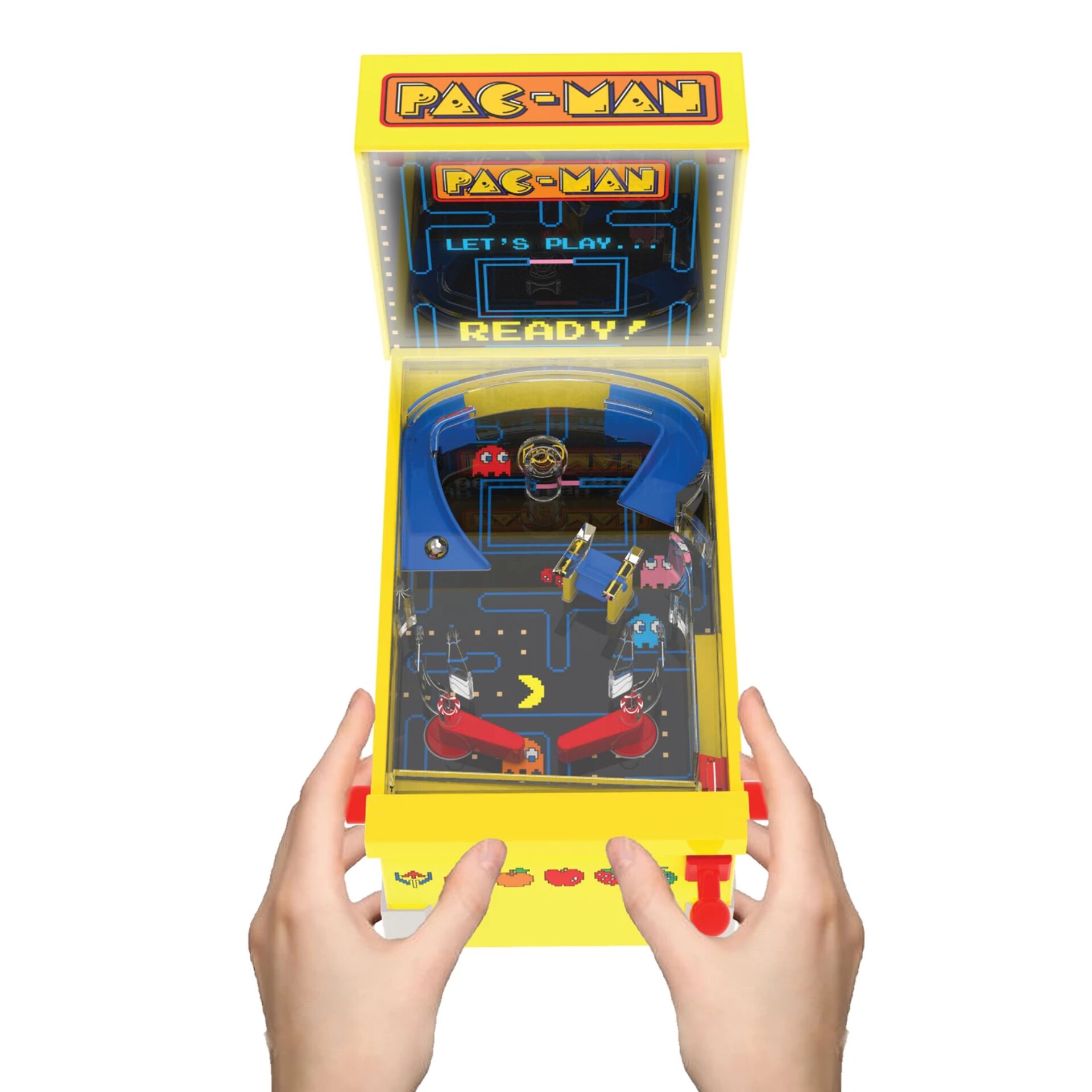 Arcade-Spiel, Mini-Arcade, Pac-Man Spiel, tragbares Arcade, gelbe Spielautomat
