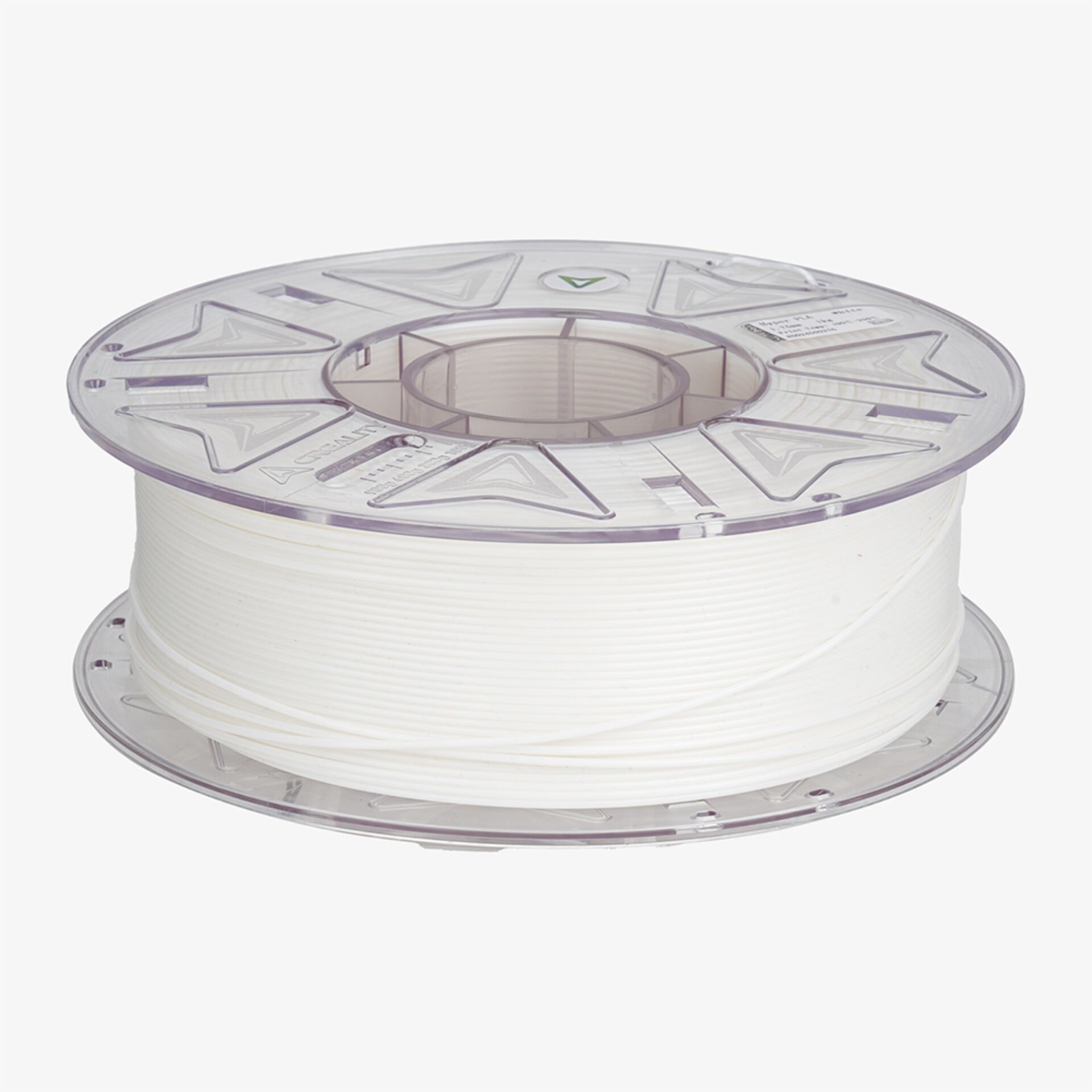 3D printer filament, PLA filament, weiß, Spule, Filament