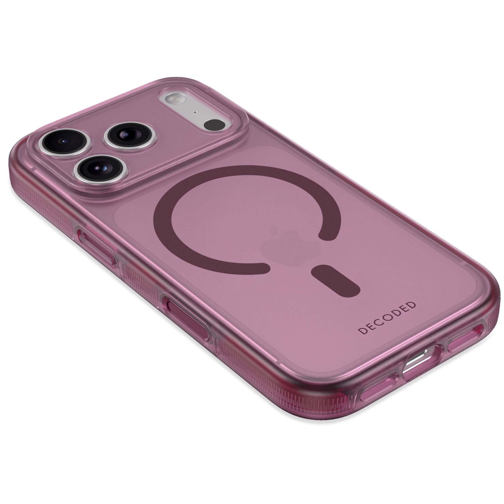 case, Telefonhülle, iPhone, Pink, klarrückseite, Decoed