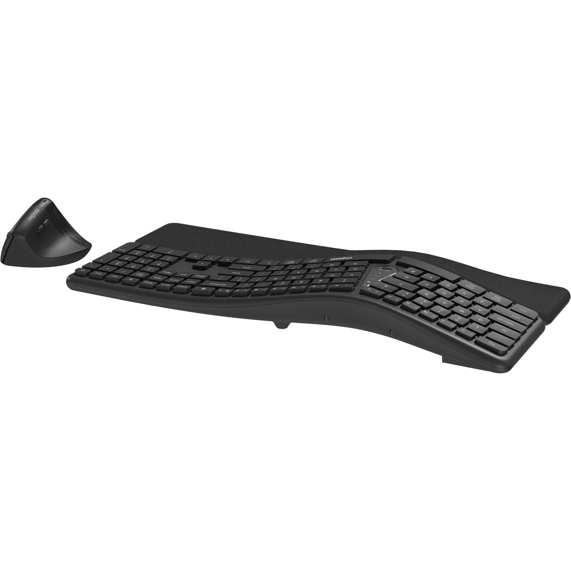 Tastatur, Drahtlos, Ergonomisch, Maus, Mauspad