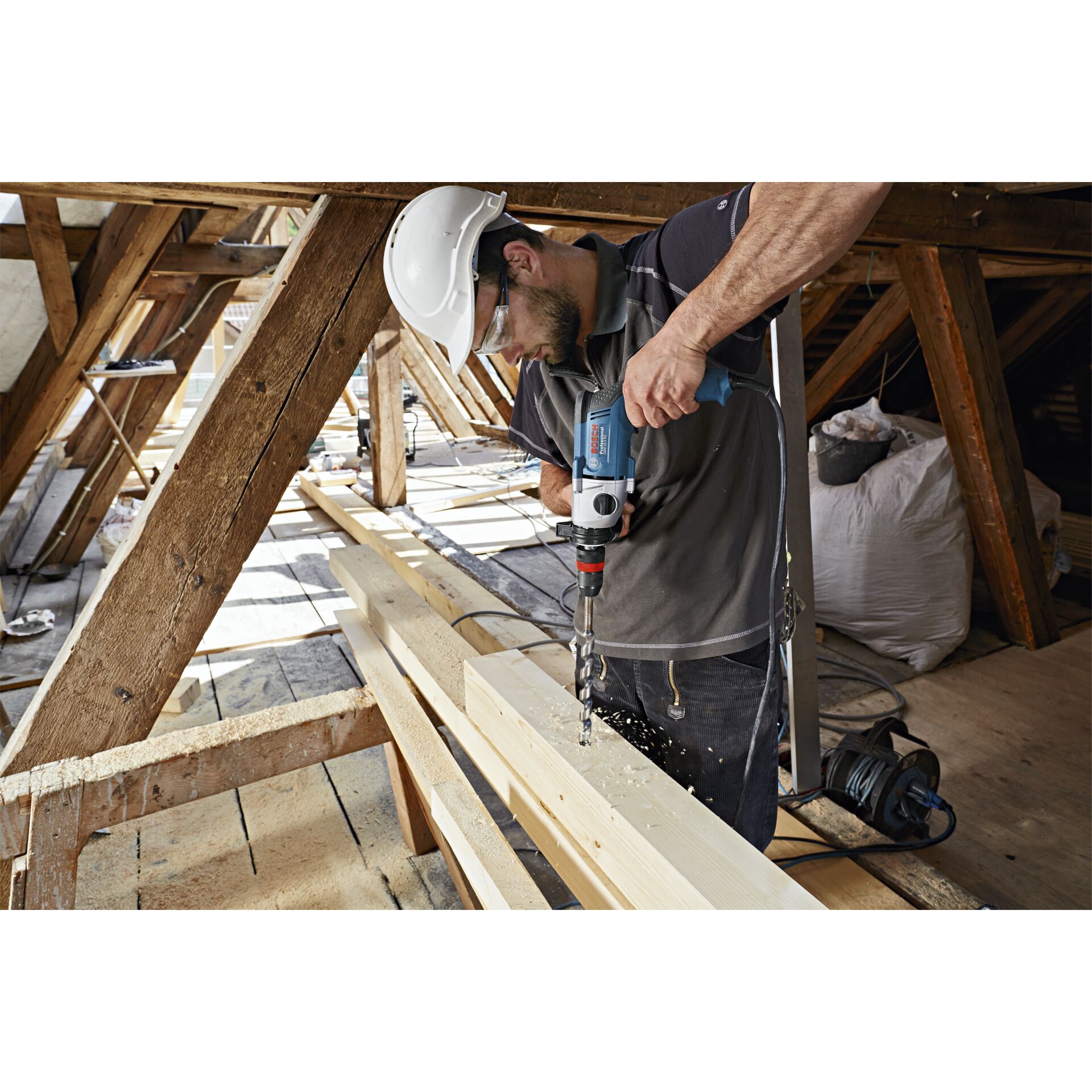 Person, Arbeiter, Gerät, Elektrische Bohrmaschine, Werkzeug