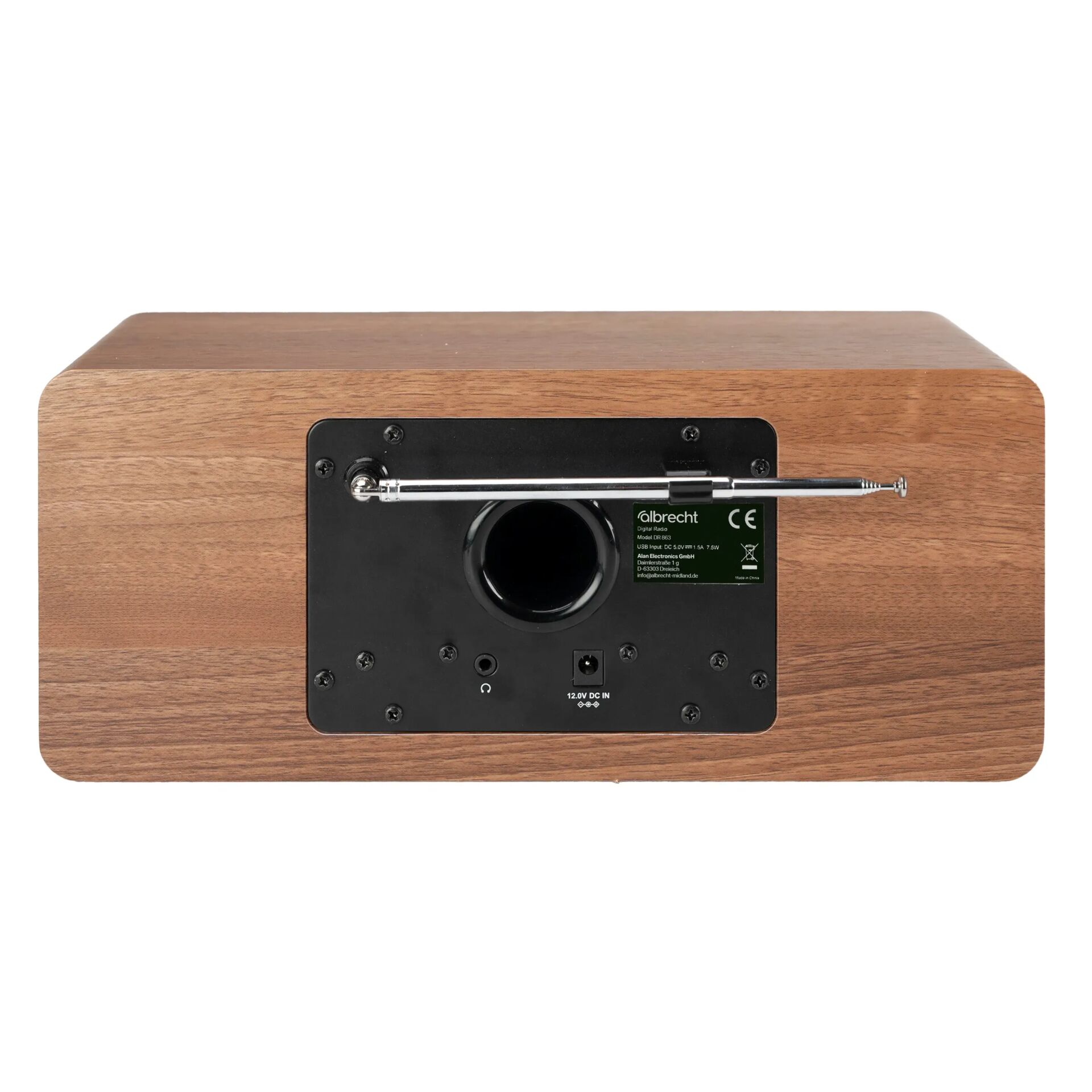 holz, kassette, lautsprecher, holzoptik, rear-panel