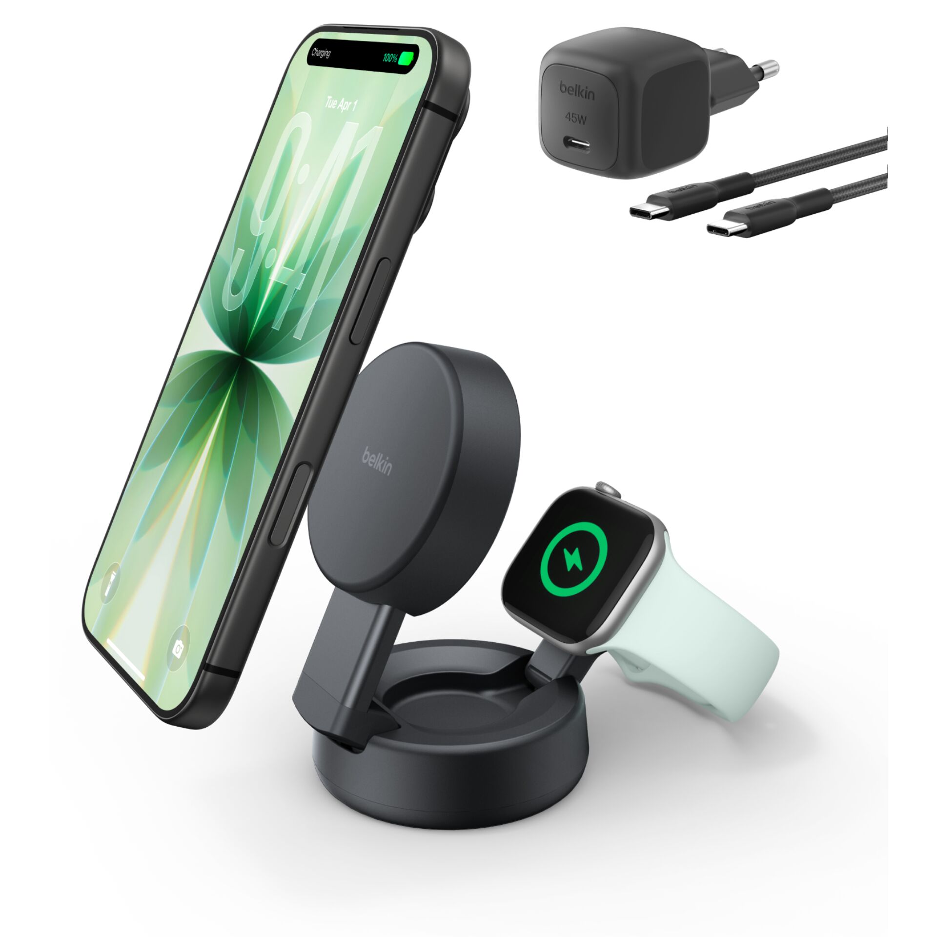 kabelloses ladegerät, telefonhalterung, handyladestation, uhr ladegerät, magnetische halterung