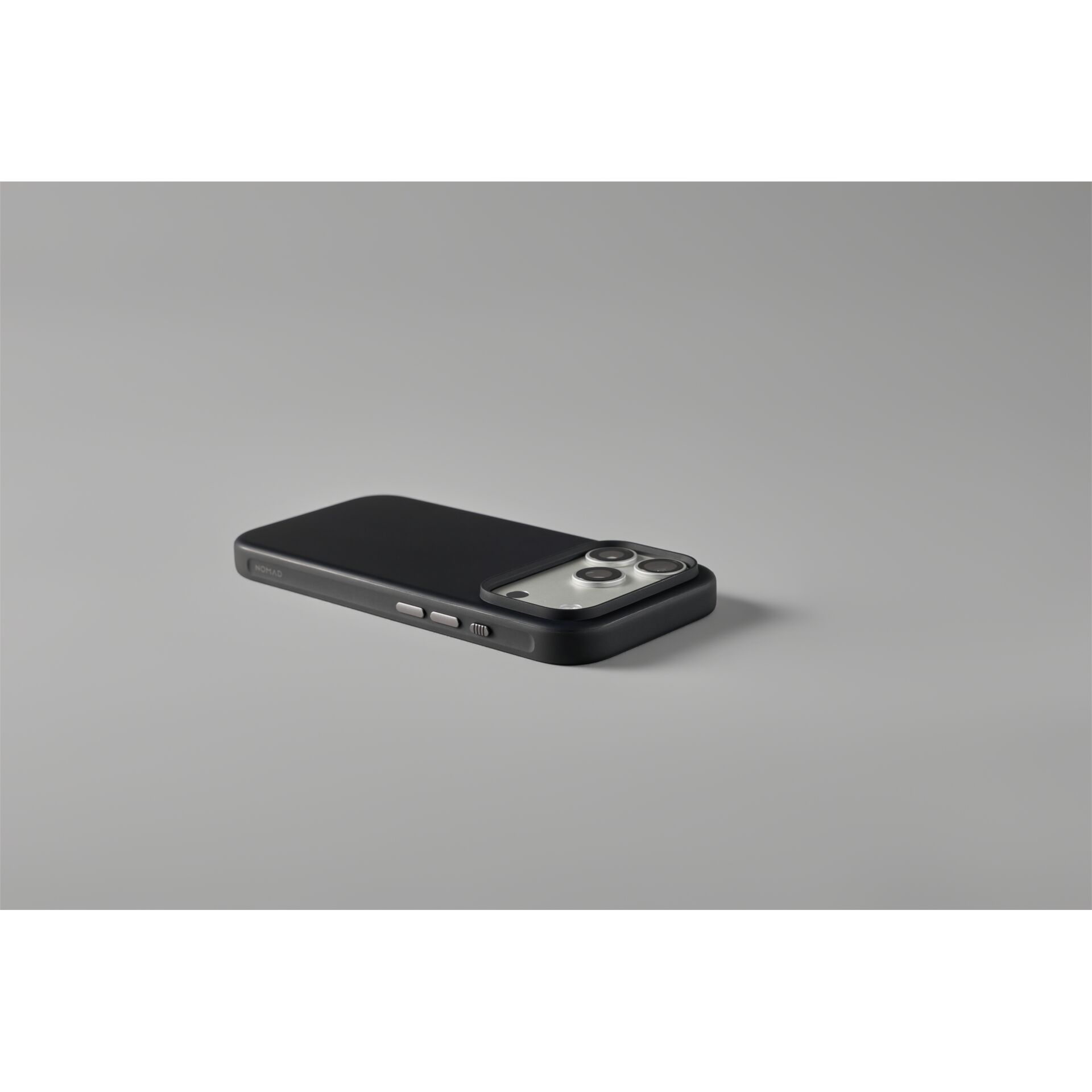 smartphone, hülle, schwarz, drei-linsen, kamera-modul