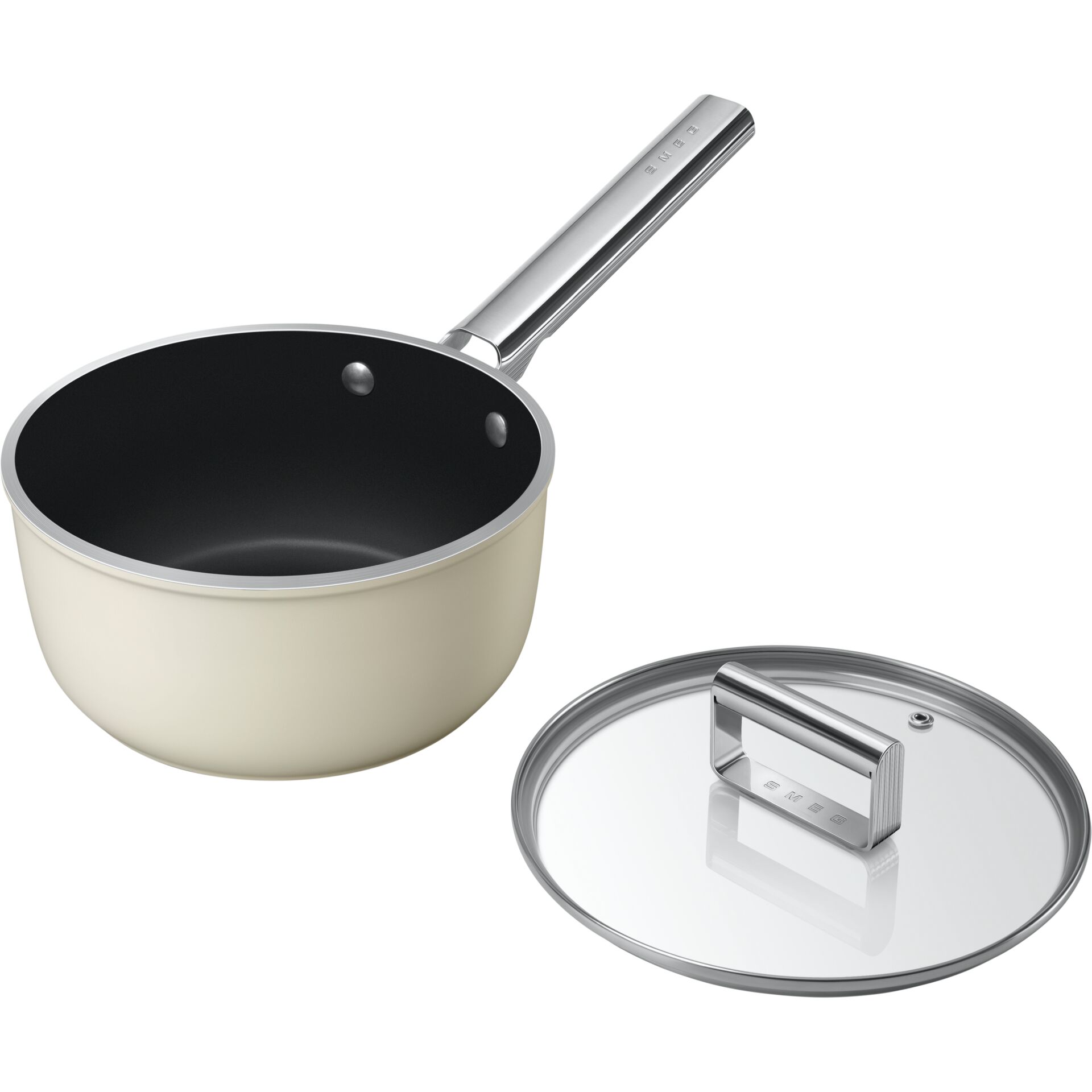 Kochtopf, Pfanne, Hermetikdeckel, Edelstahlgriff, Antihaft