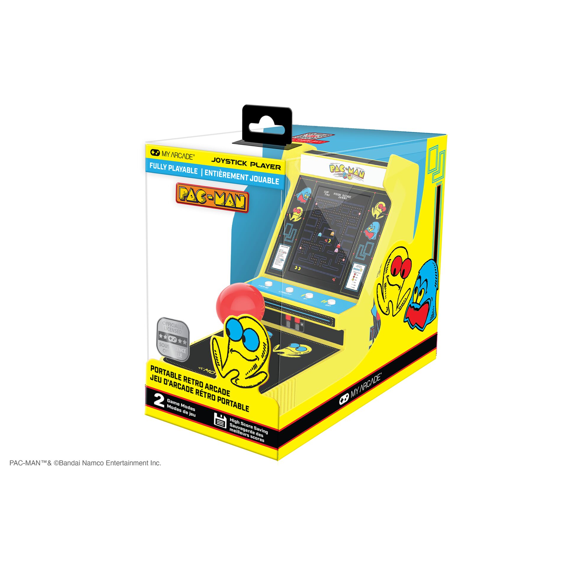 Arcade, Handheld, Pac-Man, Yellow cabinet, Retro game