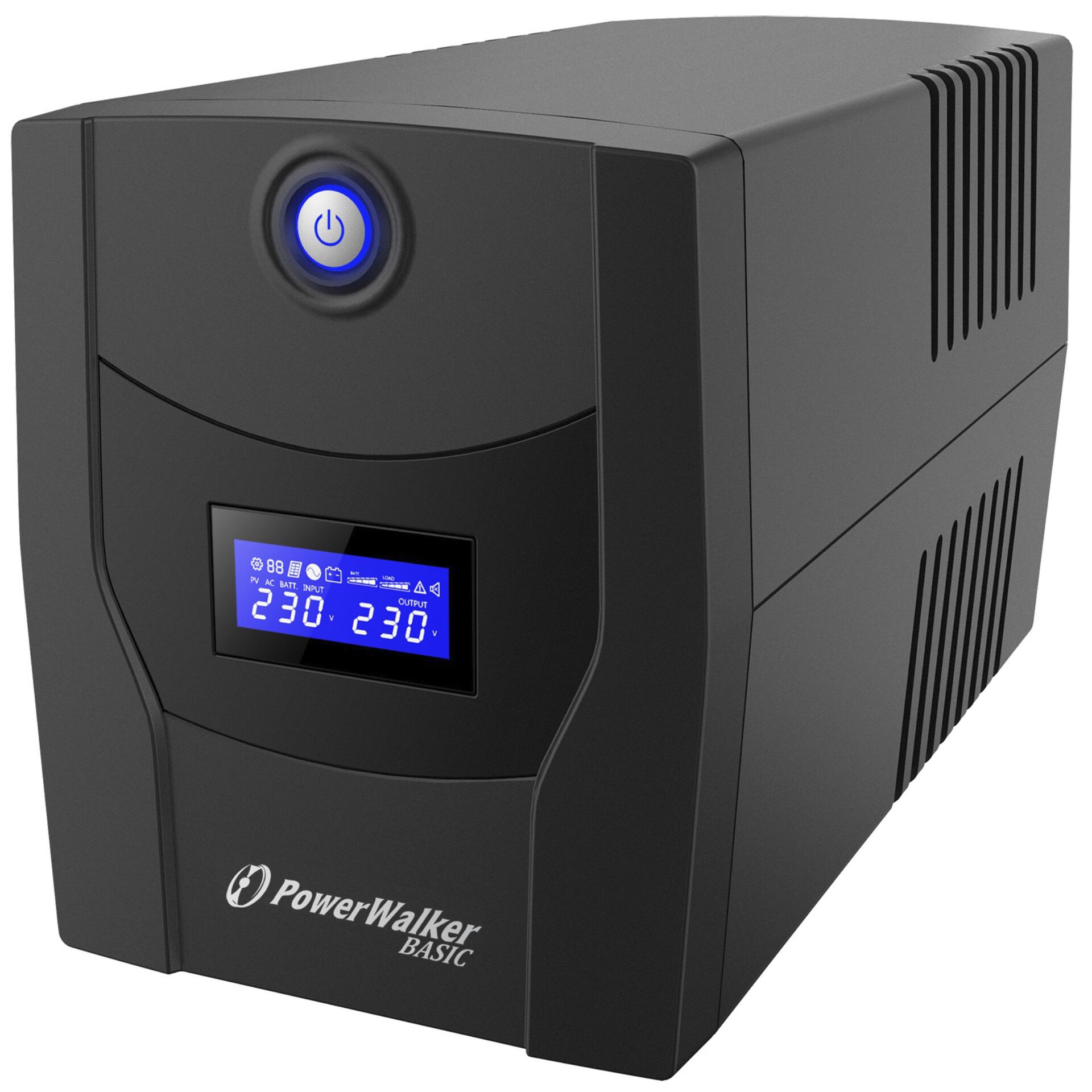 PowerWalker Basic VI 2200 STL USV 2200VA/ 1320W Computerausrüstung, Elektronik, Hardware, Überwachen, Bildschirm