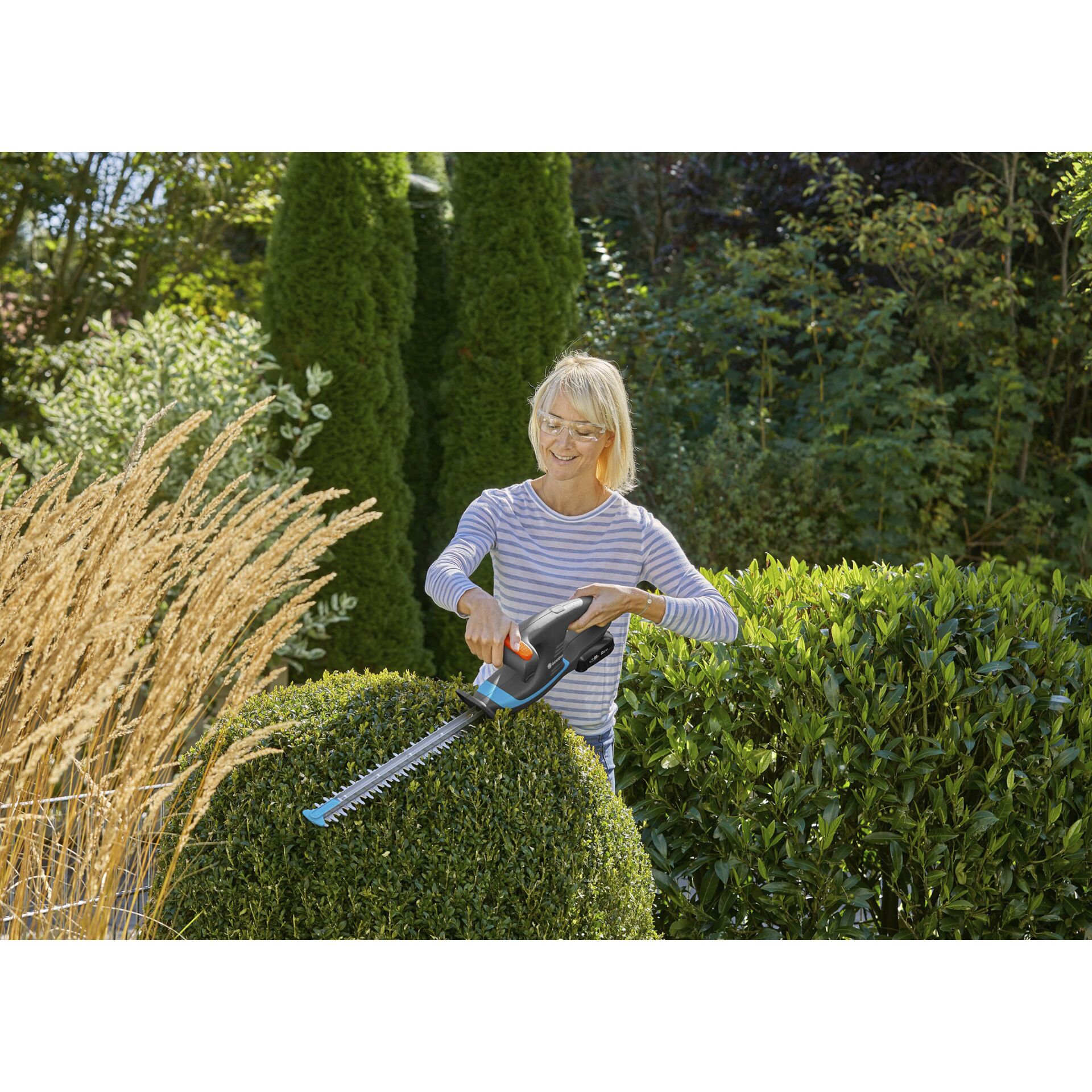 Hecke, Handschuh, Gras, Person, Frau