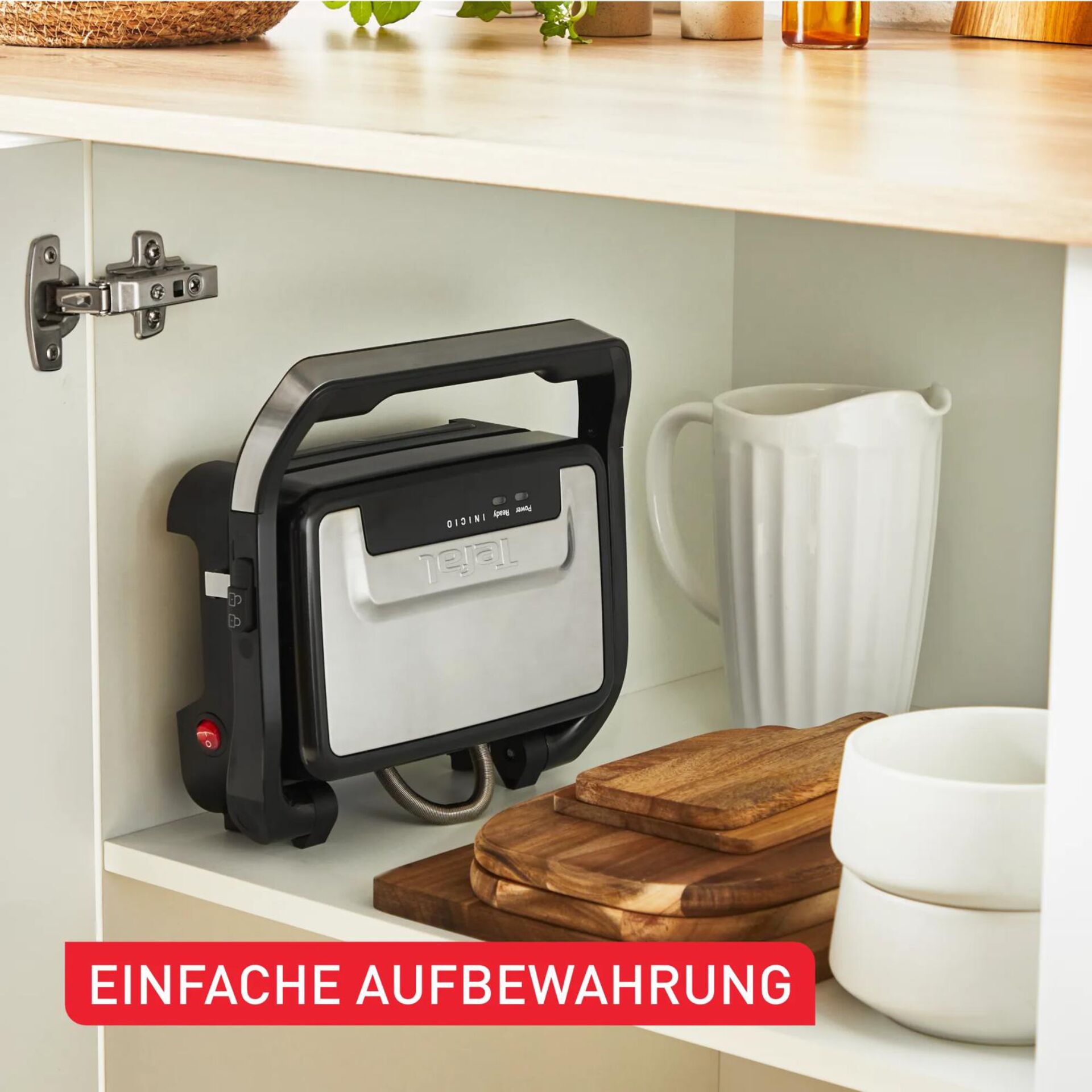 Sandwichmaker, Küchengerät, Kompakt, Griff, Edelstahl