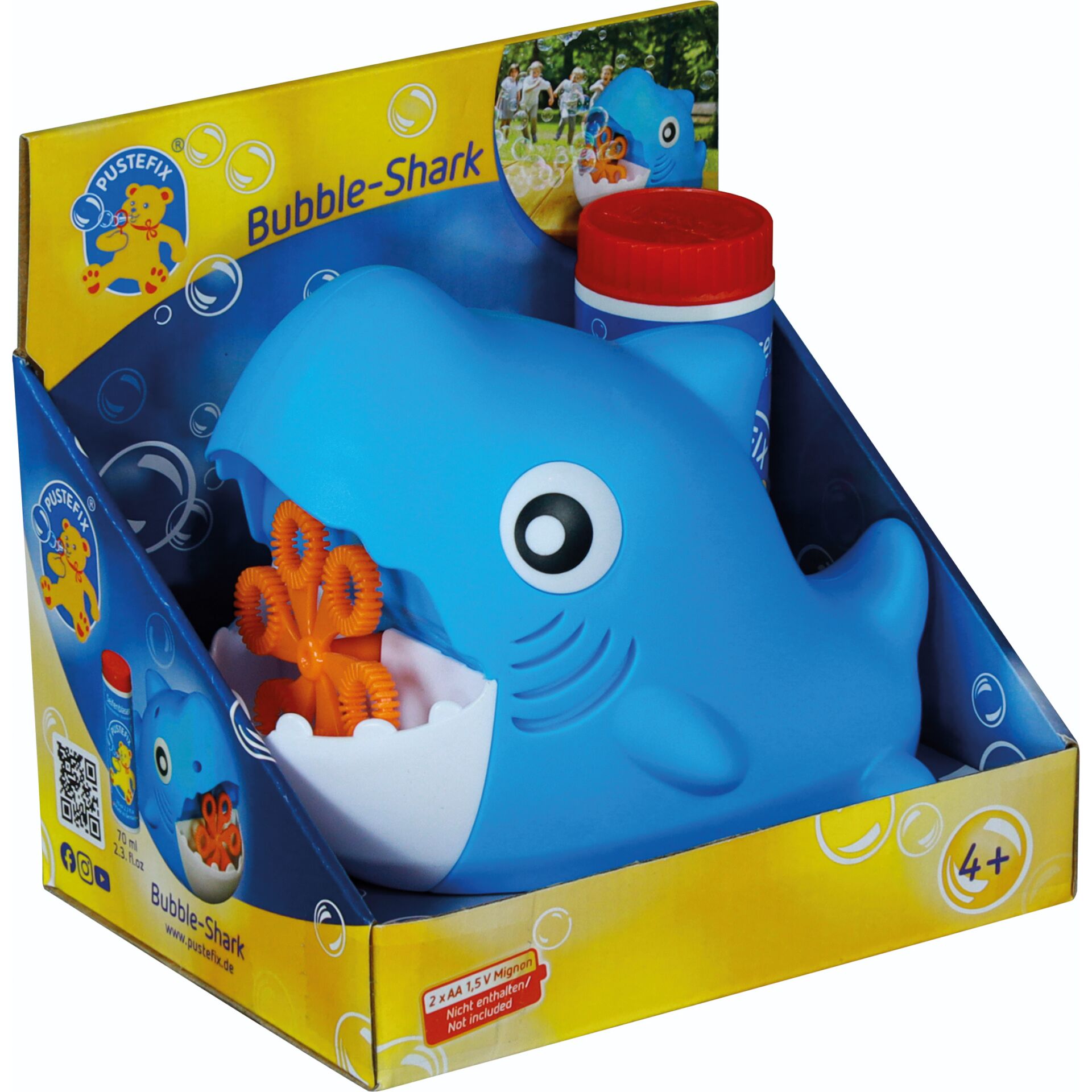 Bubble Shark, Spielzeug, Wasserspielzeug, Schwimmfisch, Schnorchel-Clip?