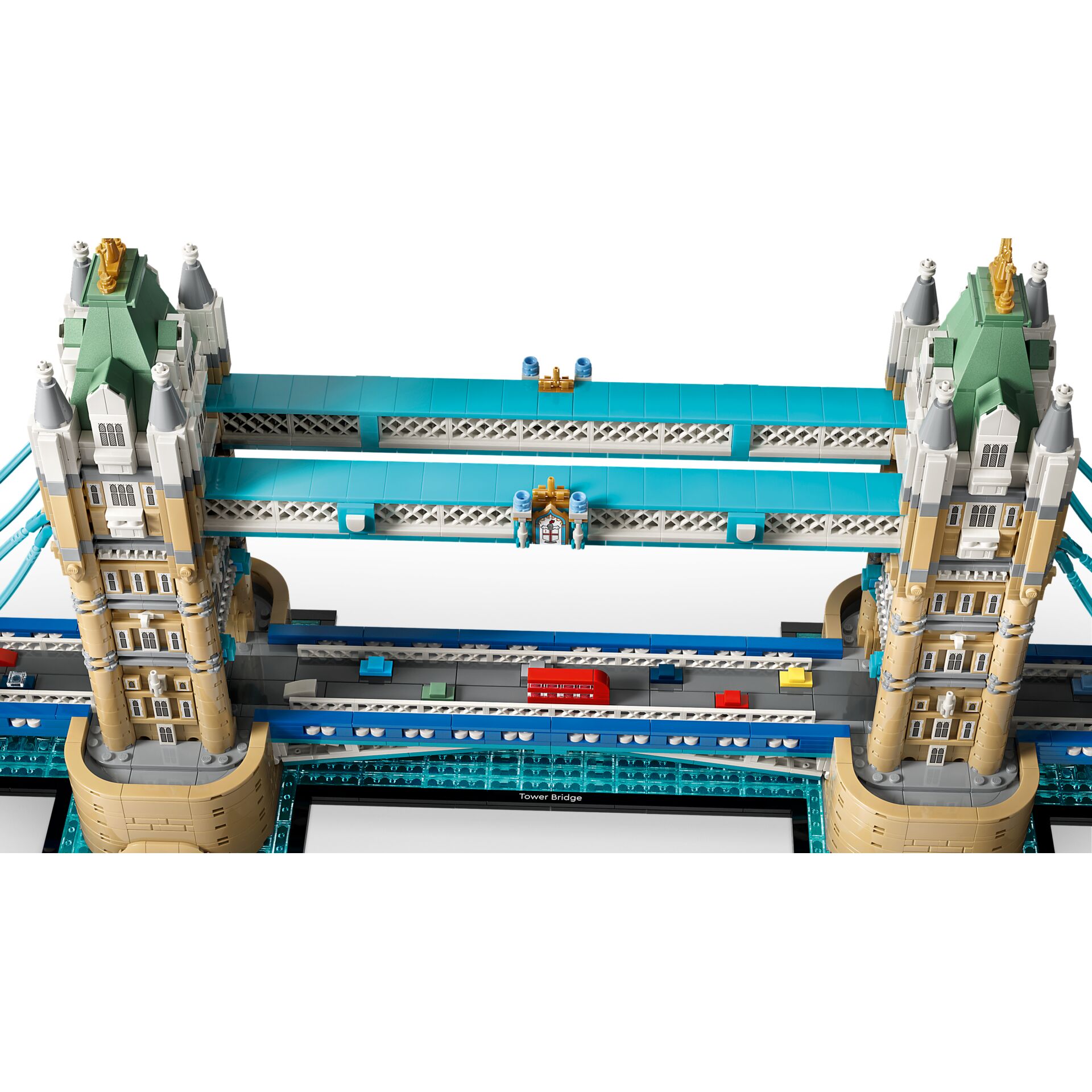 Tower Bridge, Lego-Set, Brückenmodell, Blaue Elemente, Turm-Details
