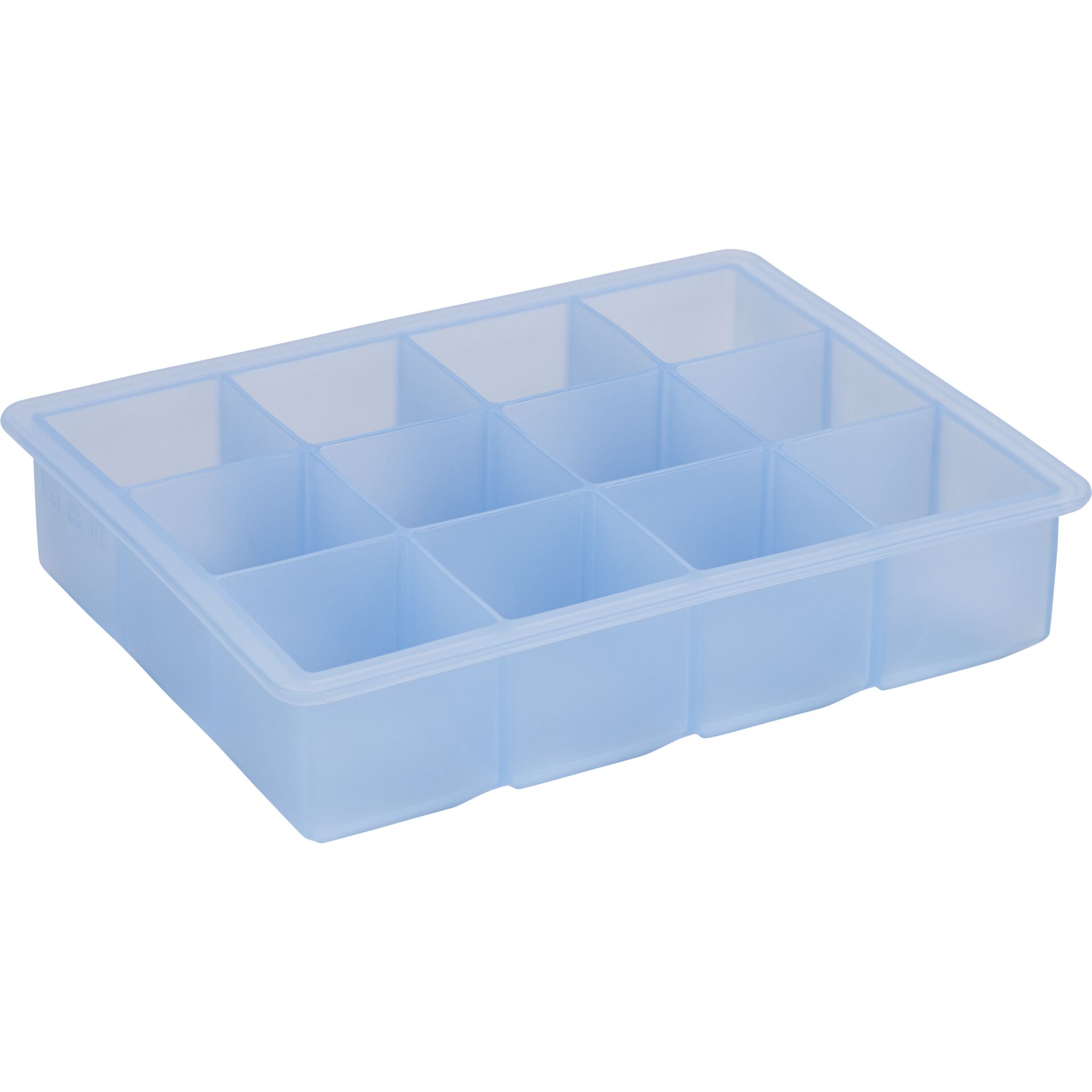kühlakku, eiswürfelbehälter, würfelform, kunststoffbehälter, blau, Aufbewahrungsbox, Divider Box, Küchenschrank-Organisator, Transparente Box, Sortierbox