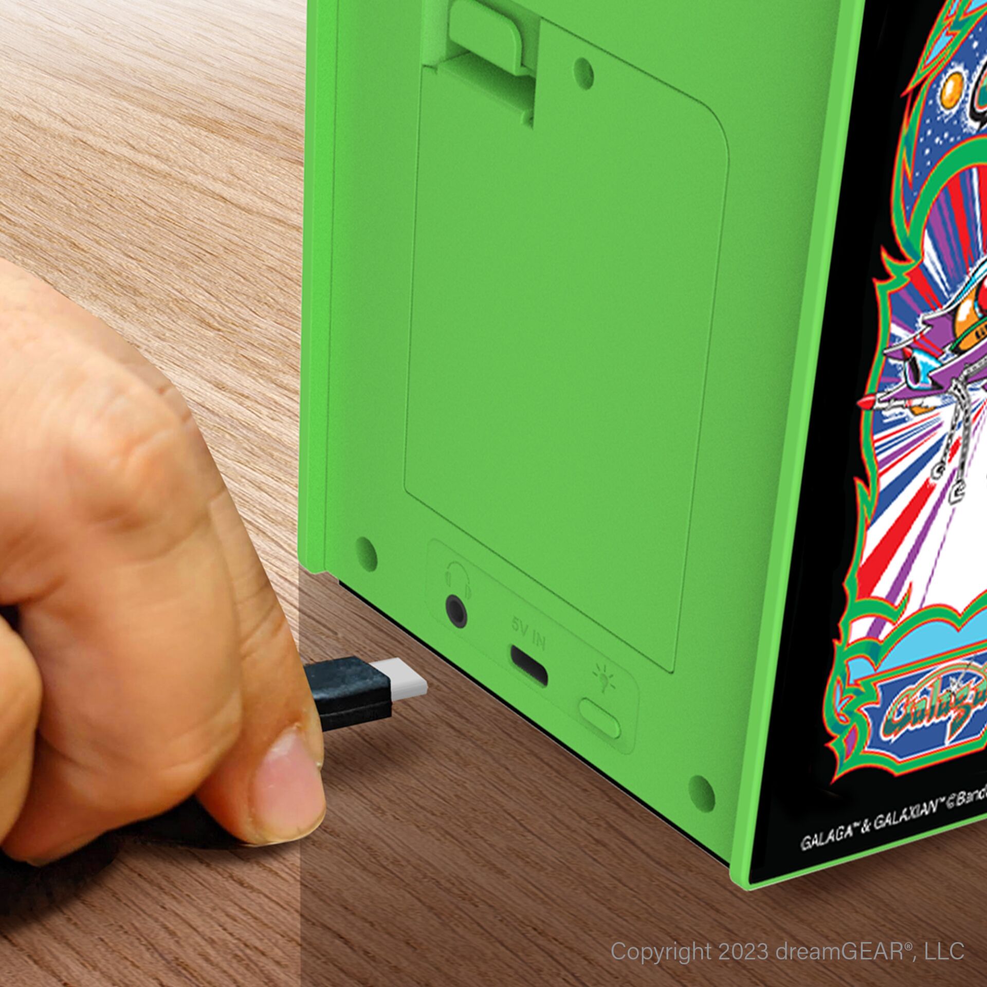 grün, Konsole, USB-C, Aufladen, Arcade