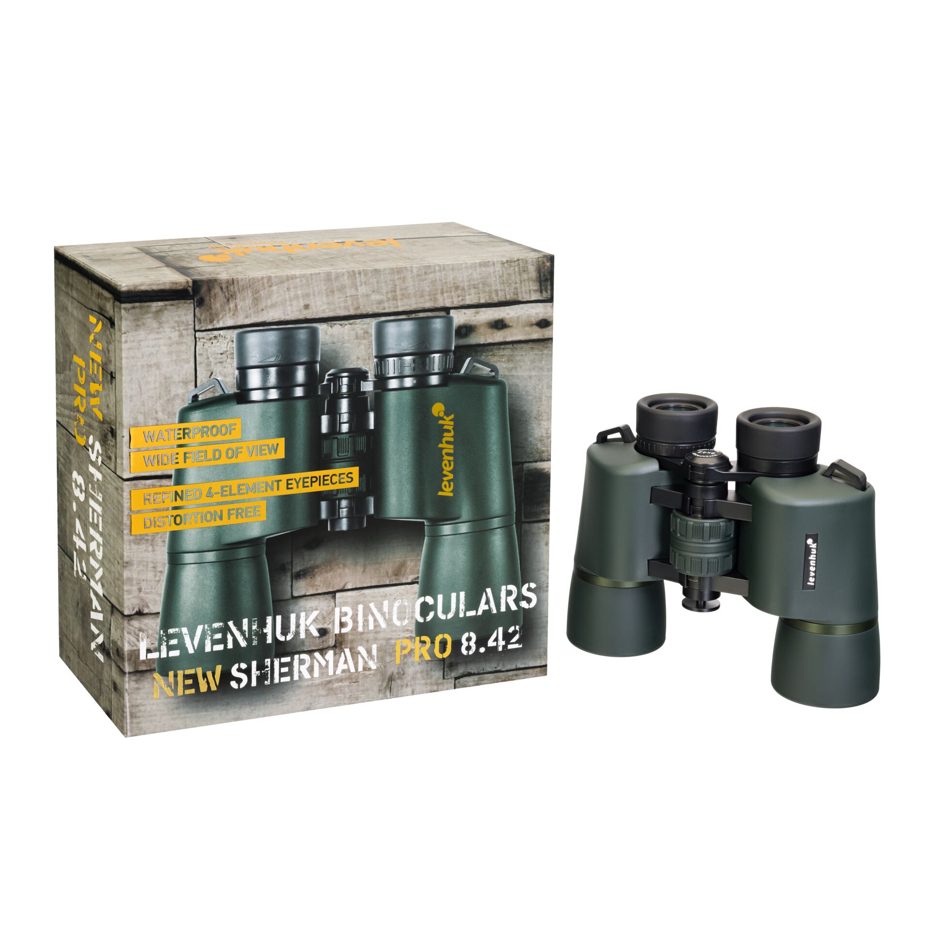 Fernglas, Binoculars, Grün, 8x42, Pro