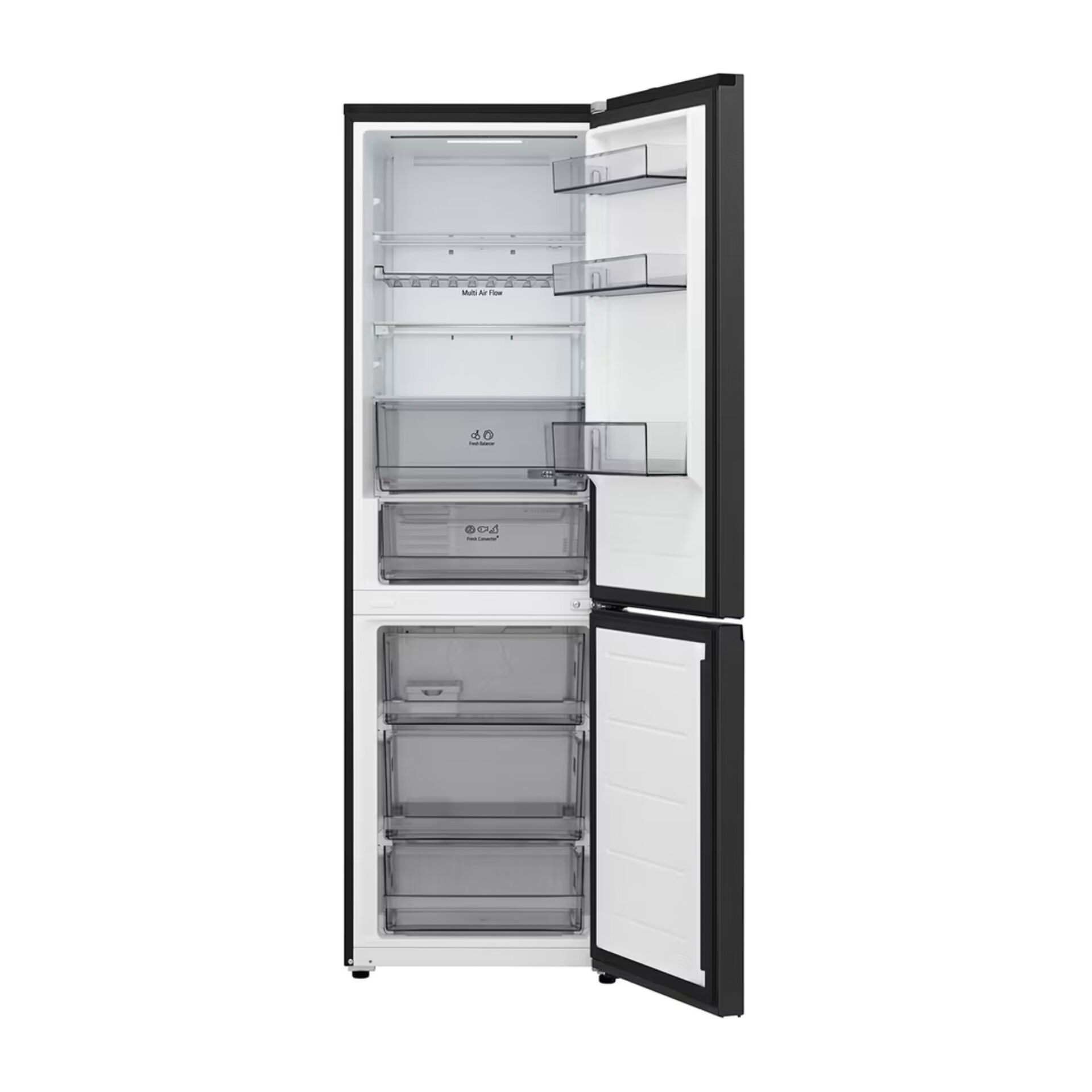 Kühlschrank, Side-by-Side, Weiß, No-Frost, Gefrierfach