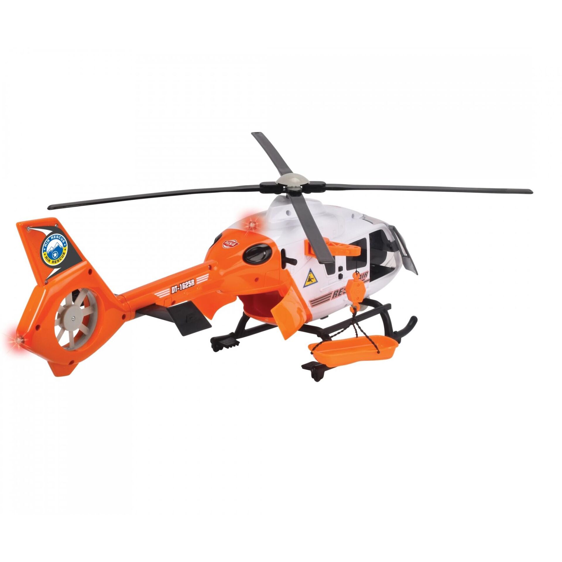 Hubschrauber, Rettungsheli, Orange/Weiß, Rotorblätter, Rettungseinsatz