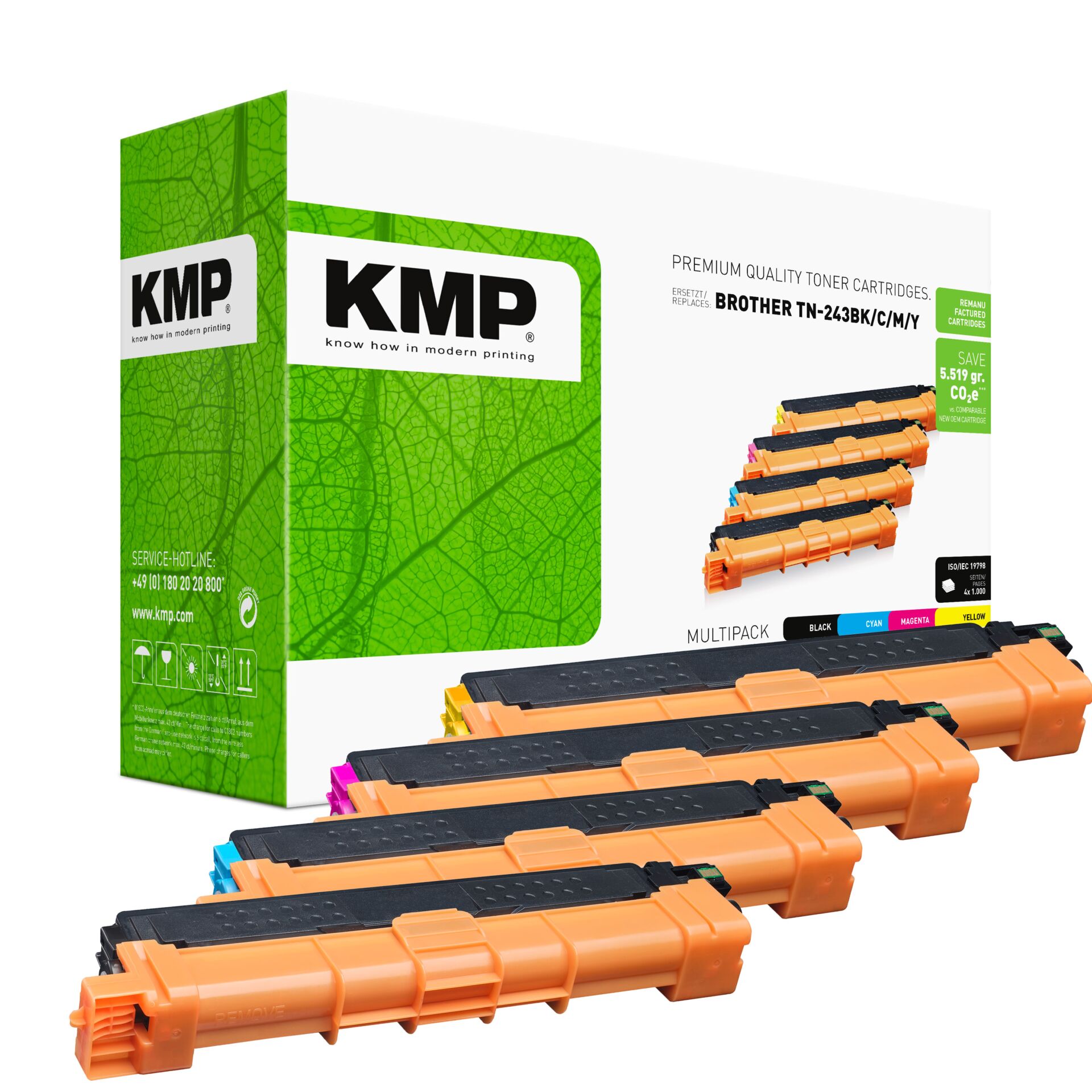 Spielzeug, Tonerpatronen, KMP, Multicolor, Toner Cartridge, Lasertoner