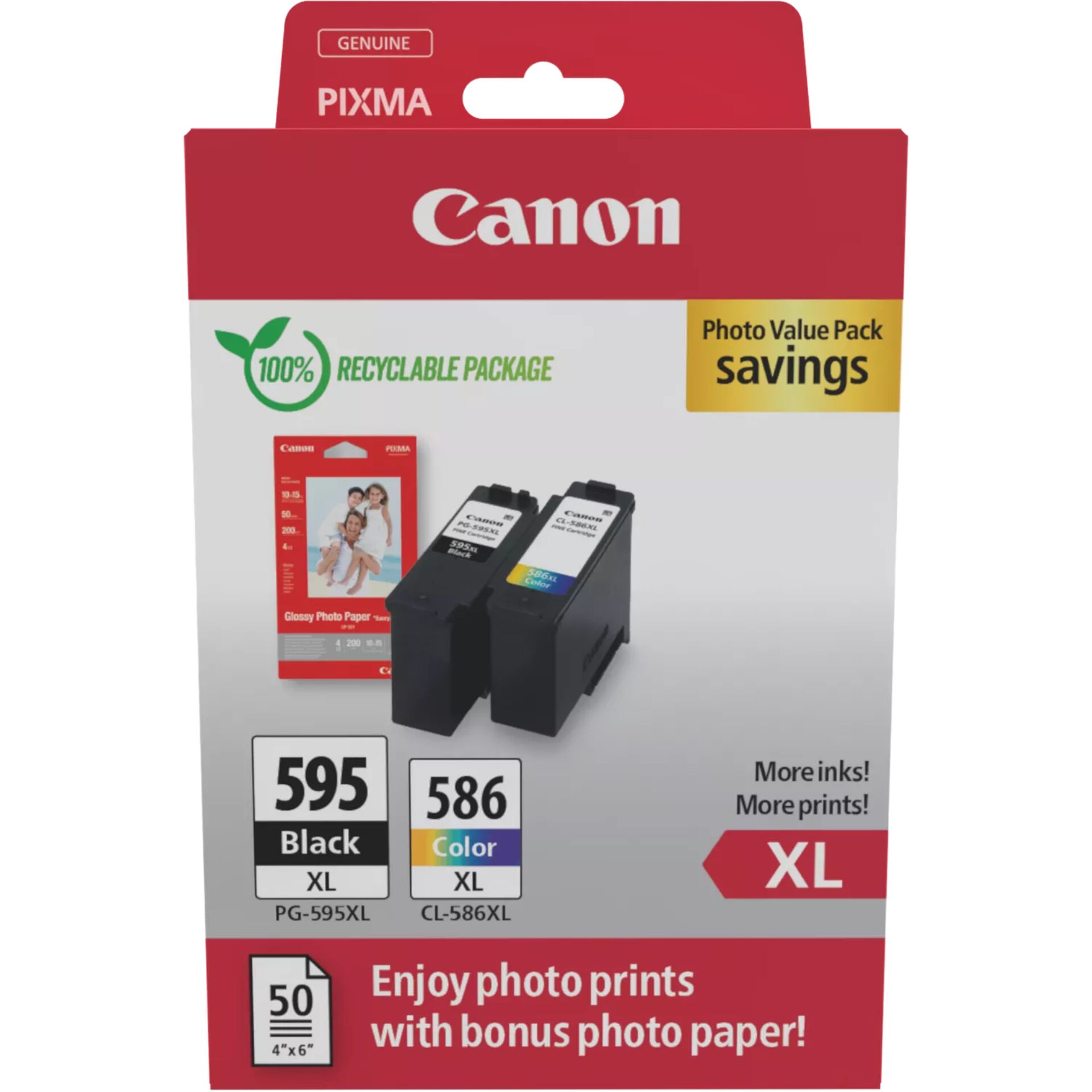 Tintenpatrone, Canon, XL-Pack, Druckerpatronen, Pigmenttinte