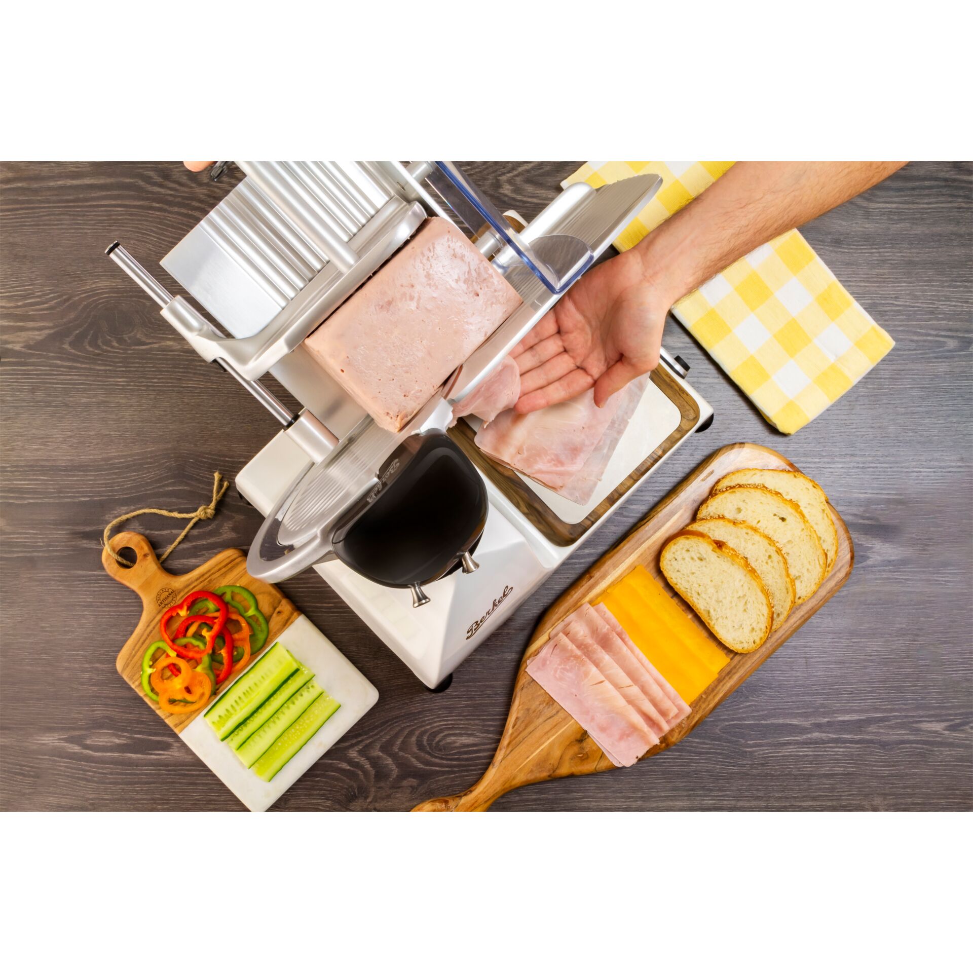 Käsefondue-Maschine, Käsespender, Schneidebrett, Käseplatte, Brotplatte