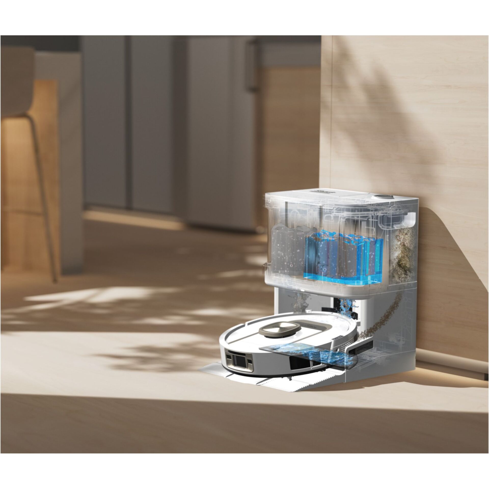 Saugroboter, Roboter, Wassertank, Haushaltsgerät, Staubsauger-Roboter