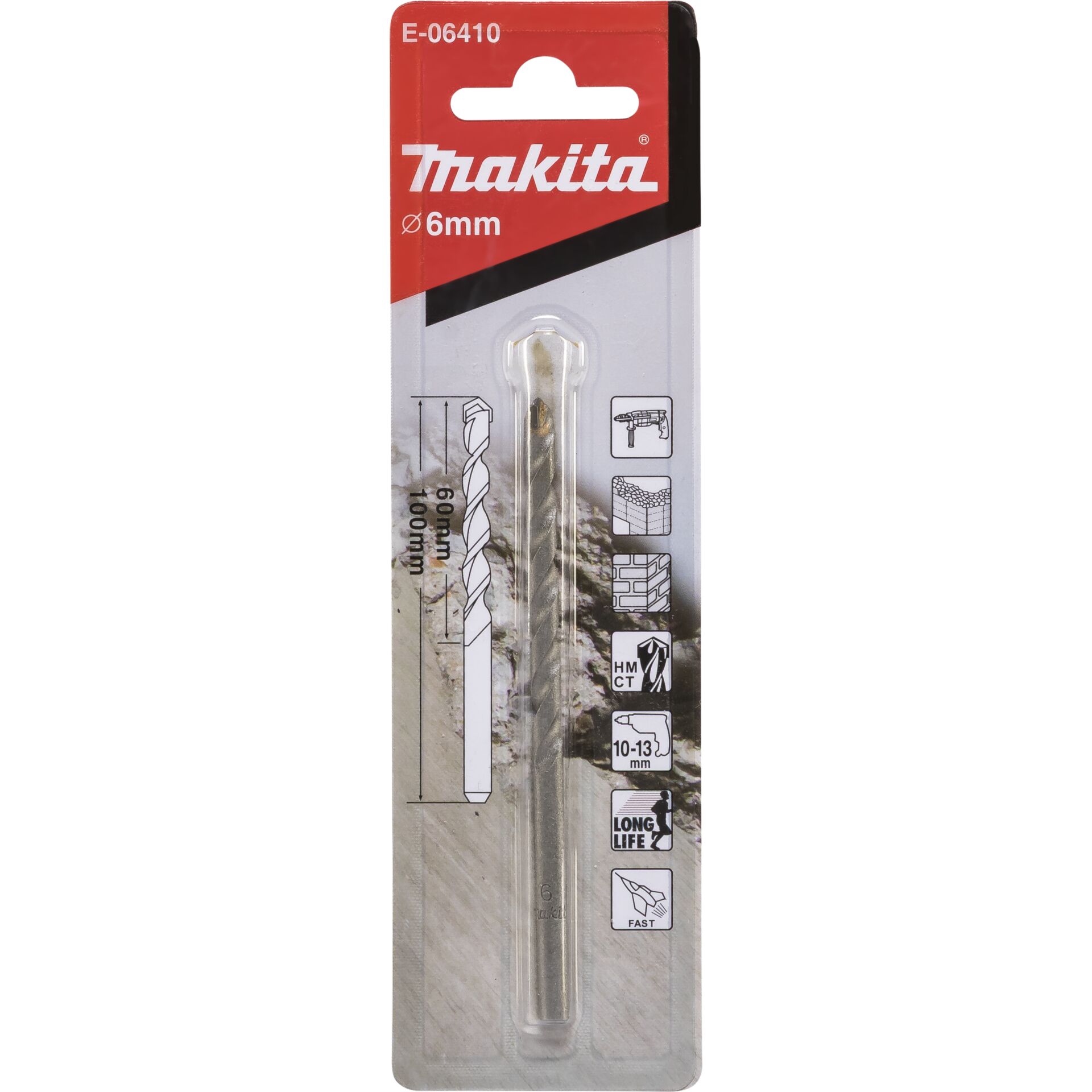 Makita Steinbohrer 6x100 mm