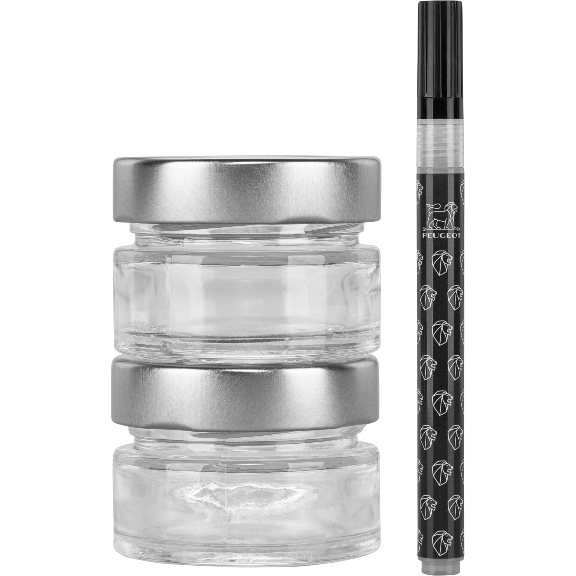 gläser, cremeglas, duftbehälter, stelle, kabinett