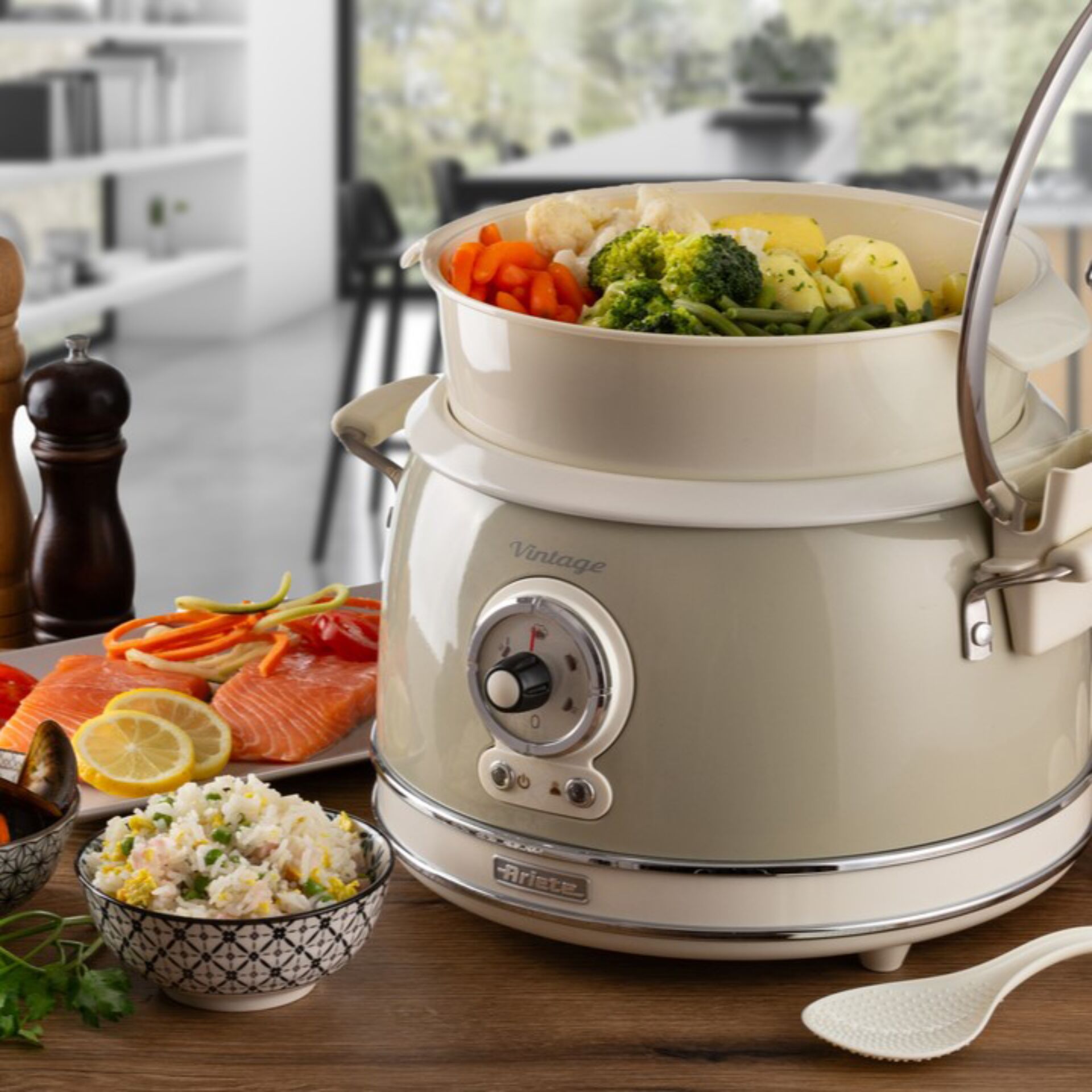 Slow cooker, Multicooker, Beilage, Gemüse, Salat