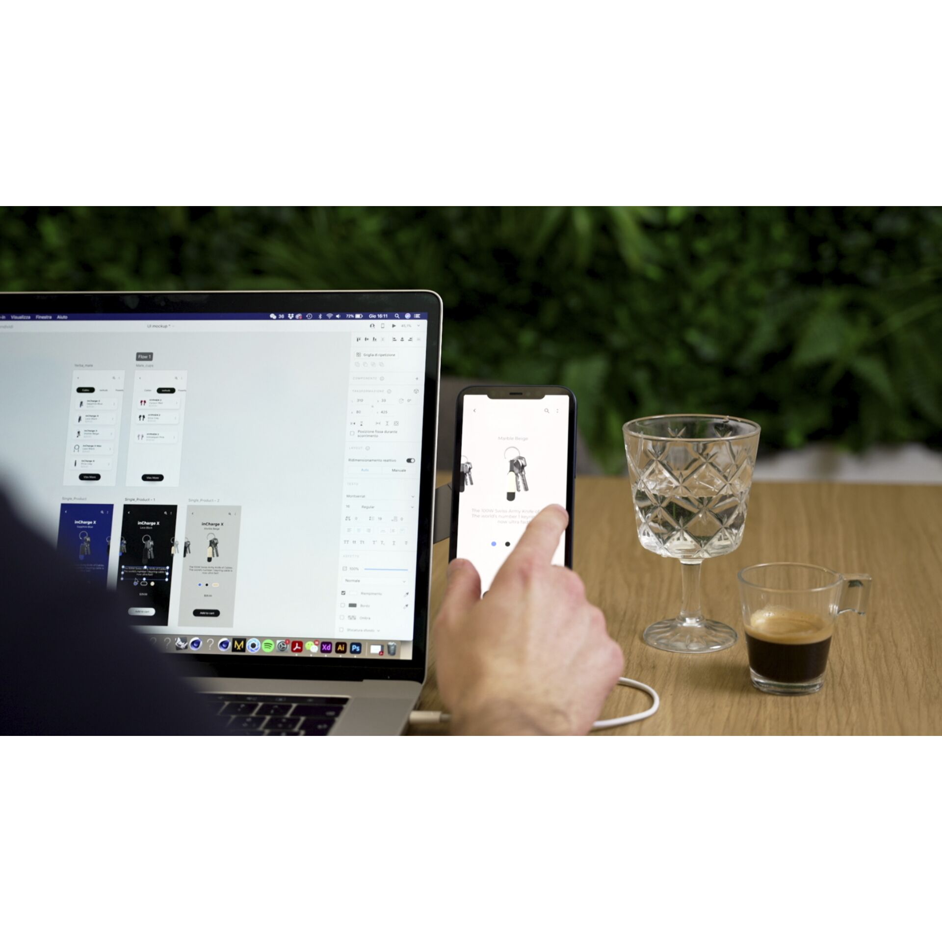 Computer, Laptop, PC, Finger, Tabelle