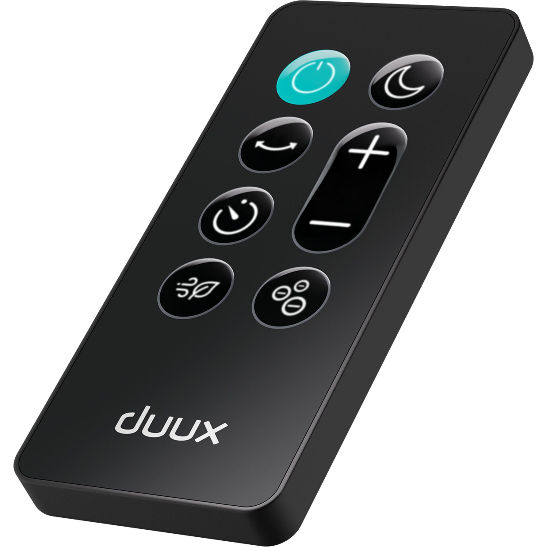 Fernbedienung, Tastatur, Knopfziffern, Schwarz, Duux Grüne Button