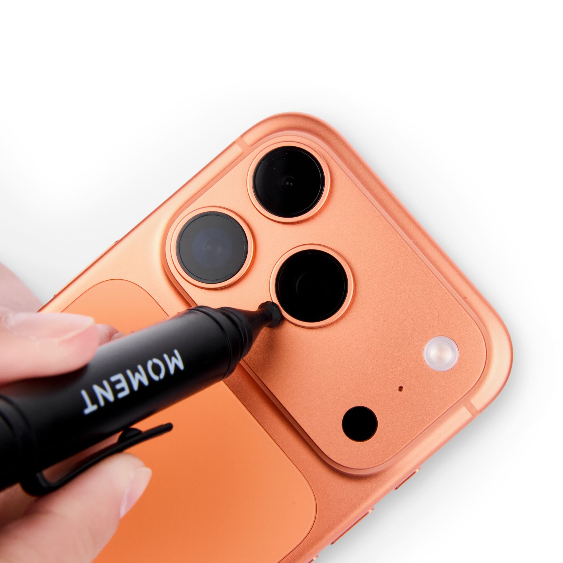 smartphone, Kamera-Linsen, Rosa, Magnetisch, Werkzeugstift