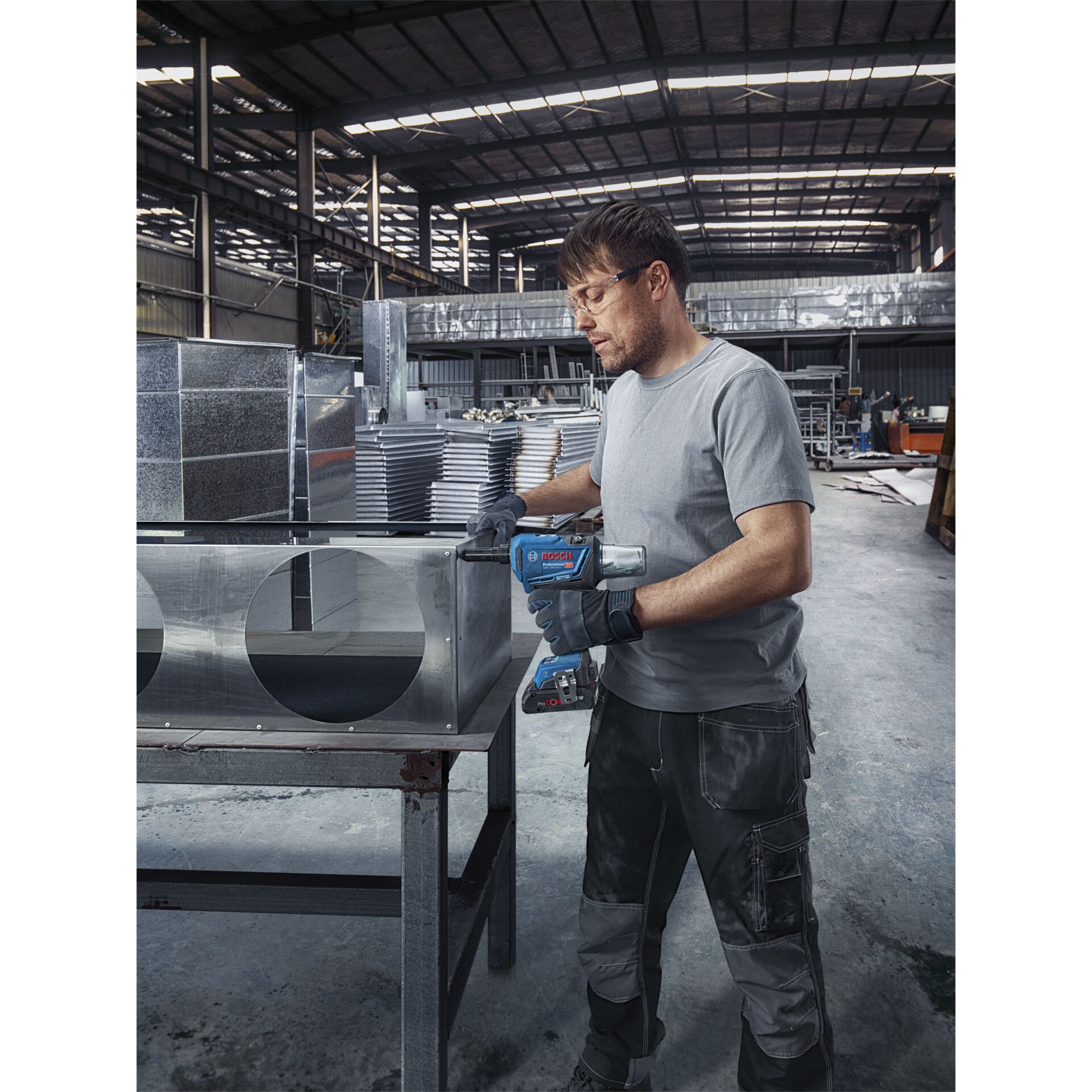 Fabrik, Handschuh, Erwachsener, Mann, Person