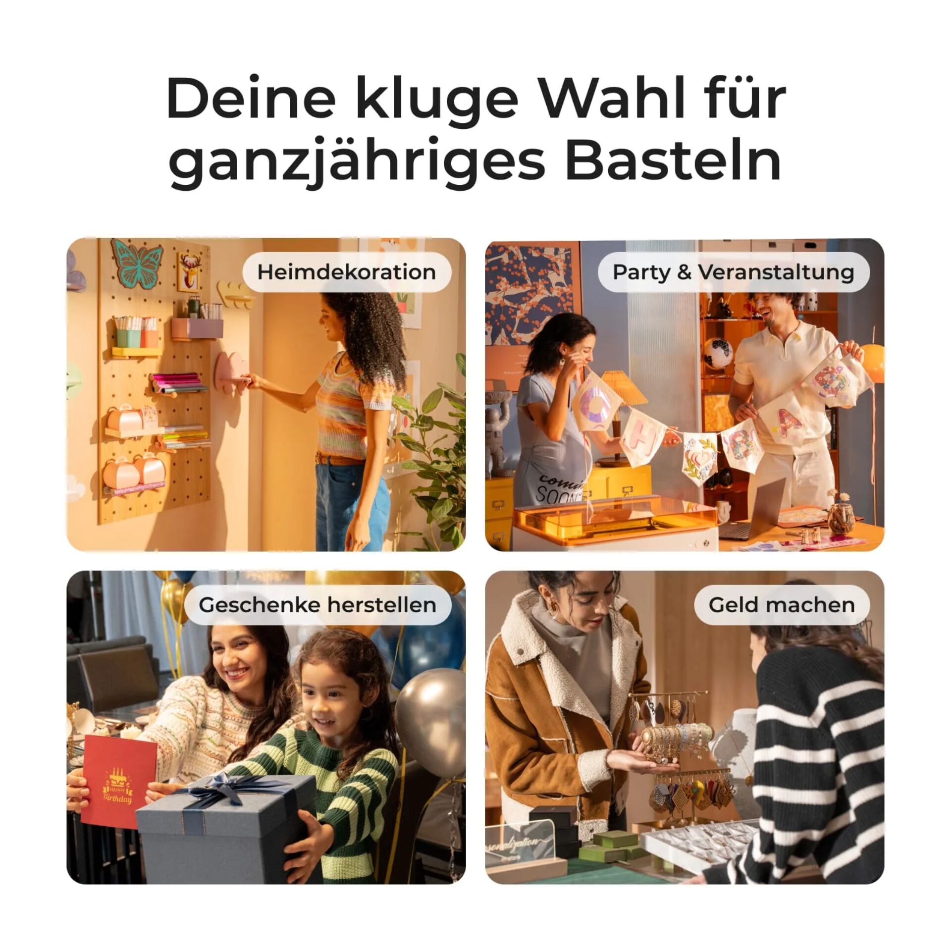 Dekorationsartikel, Geschenke, Veranstaltungen, Kunsthandwerk, DIY