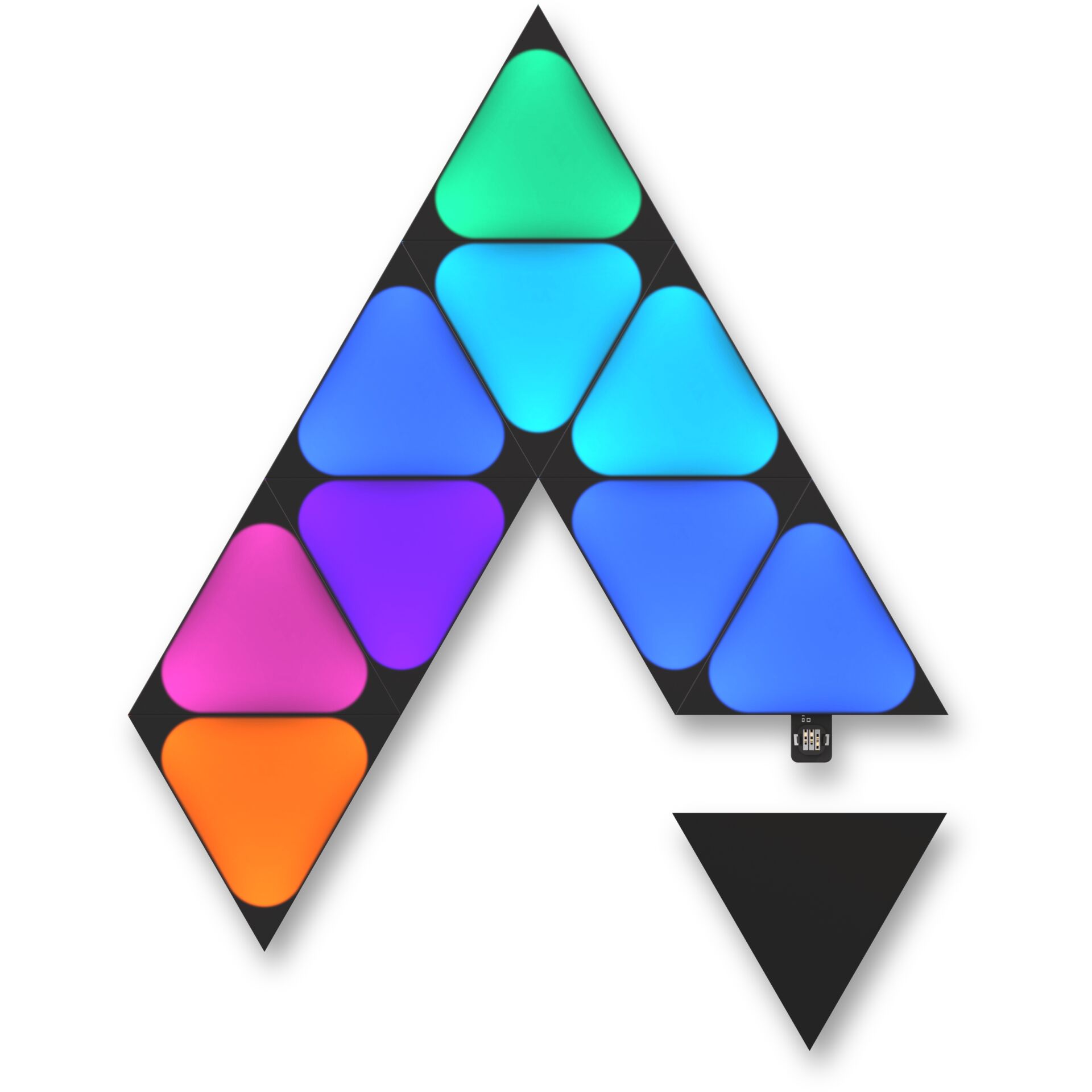 Nanoleaf Shapes Mini Triangles Ultra Black Expansion 10 PK | 868268