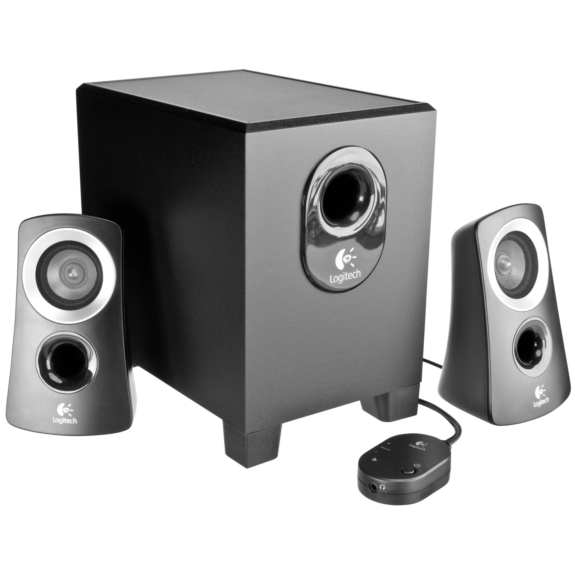 Logitech Speaker System Z313 - 2.1 Stéréo -50 watts Jack 3,5mm (980 Logitech Speaker System Z313 - 2.1 Stéréo -50 watts Jack 3,5mm (980