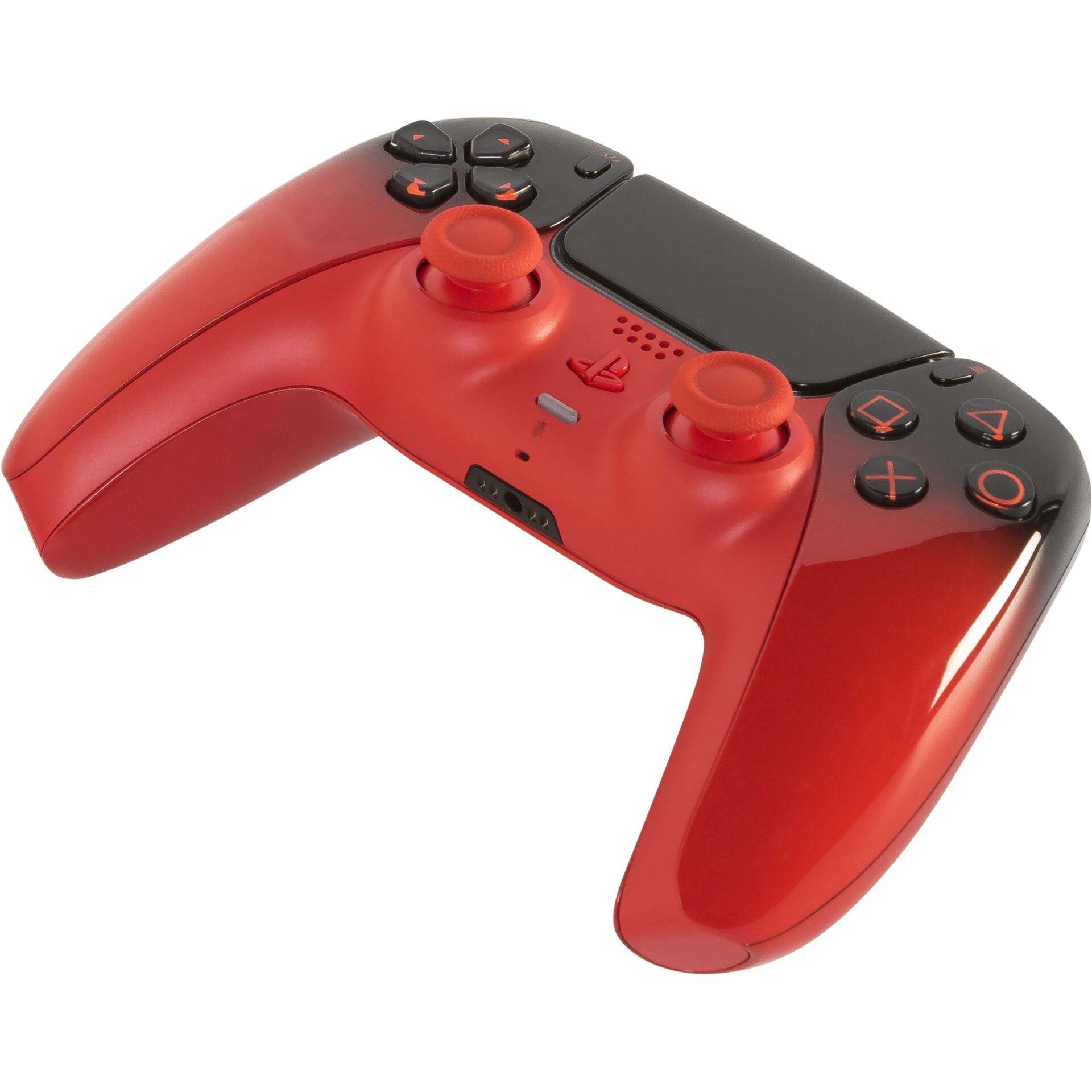 gamepad, controller, rot, kabellos