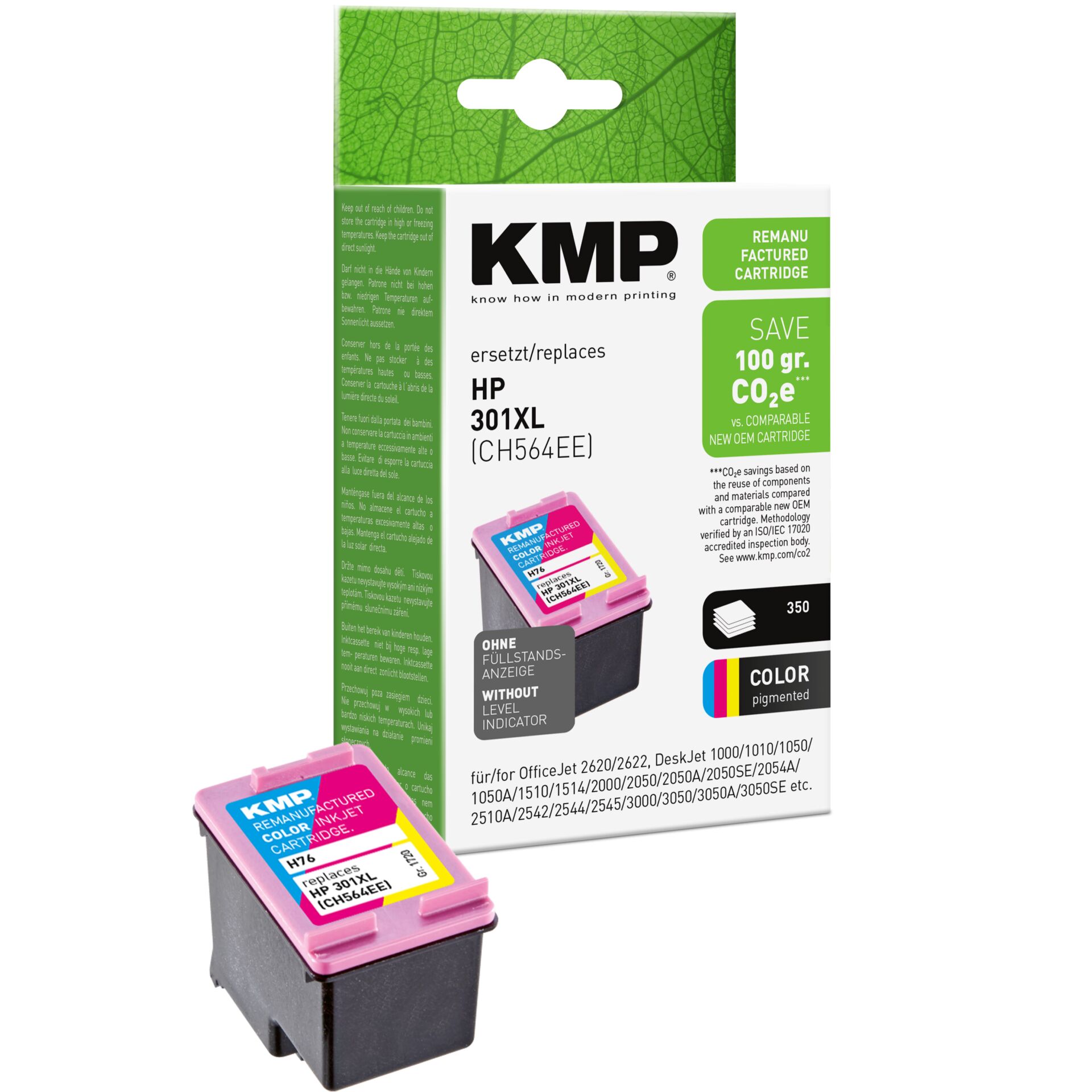 Werbung, Plakat, Computerausrüstung, Adapter, Tintenpatrone, HP, KMP, Color Cartridge, Tintenbehälter