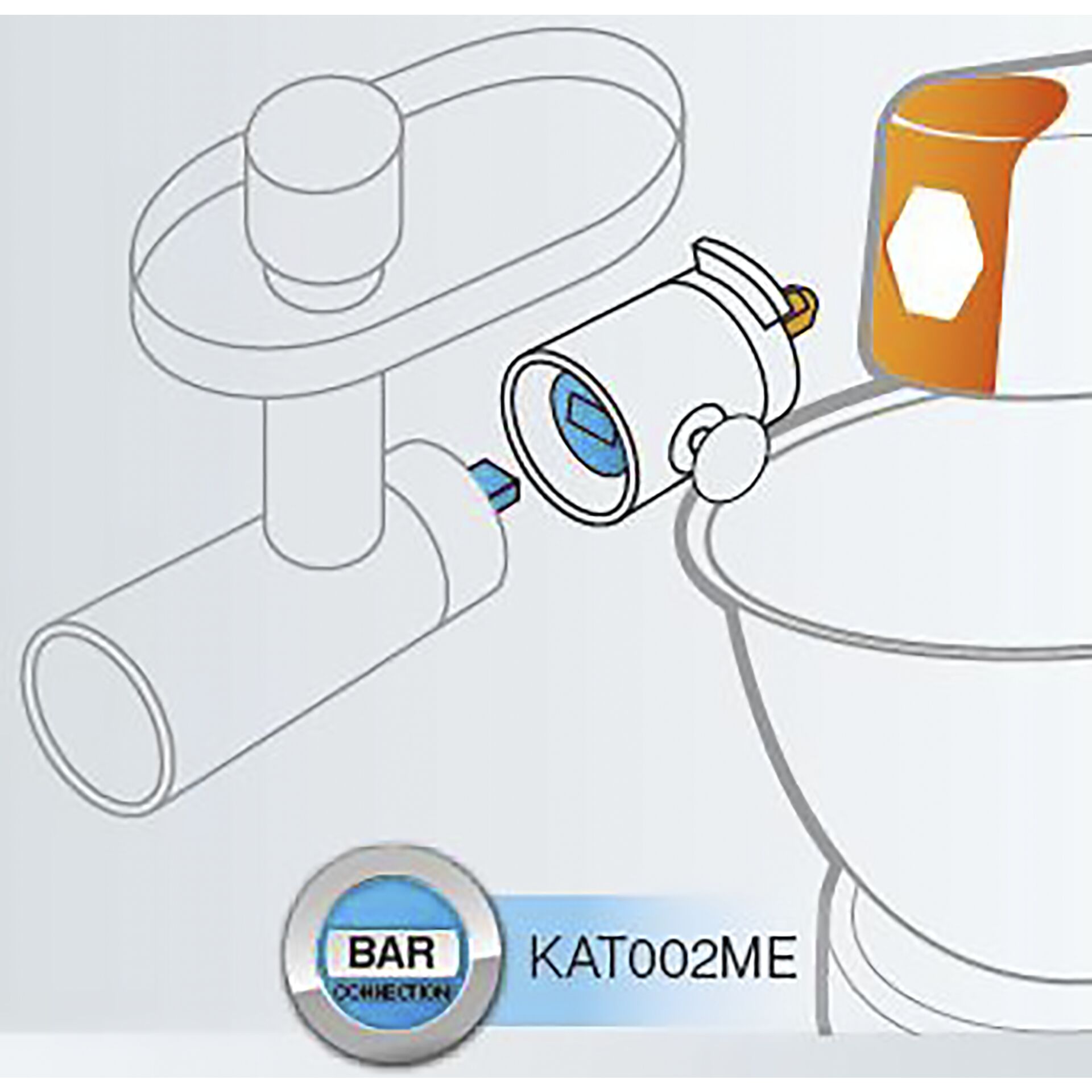 Sinken, Waschbeckenhahn