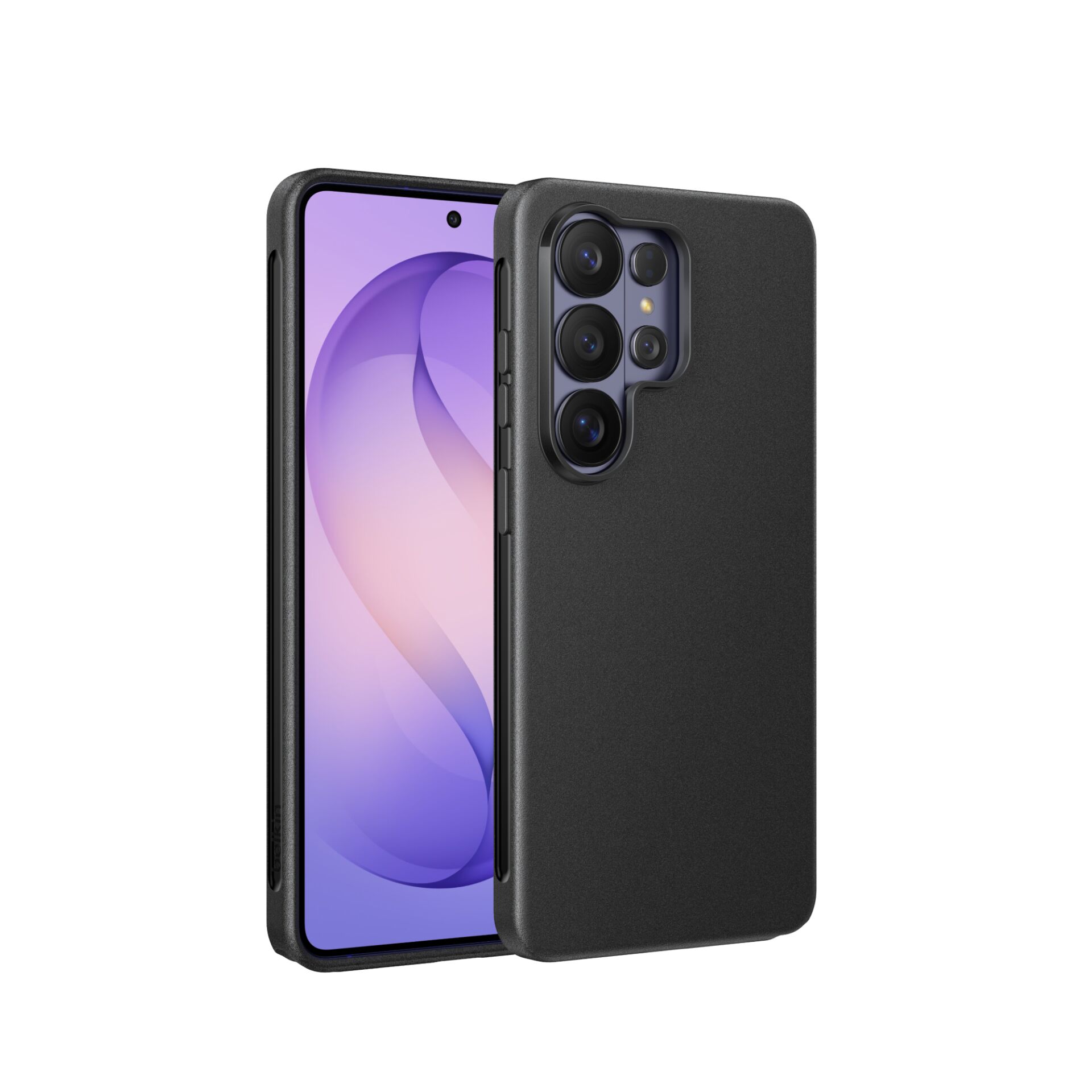 Smartphone, Case, Lederoptik, Schwarz, Vierfachkamera