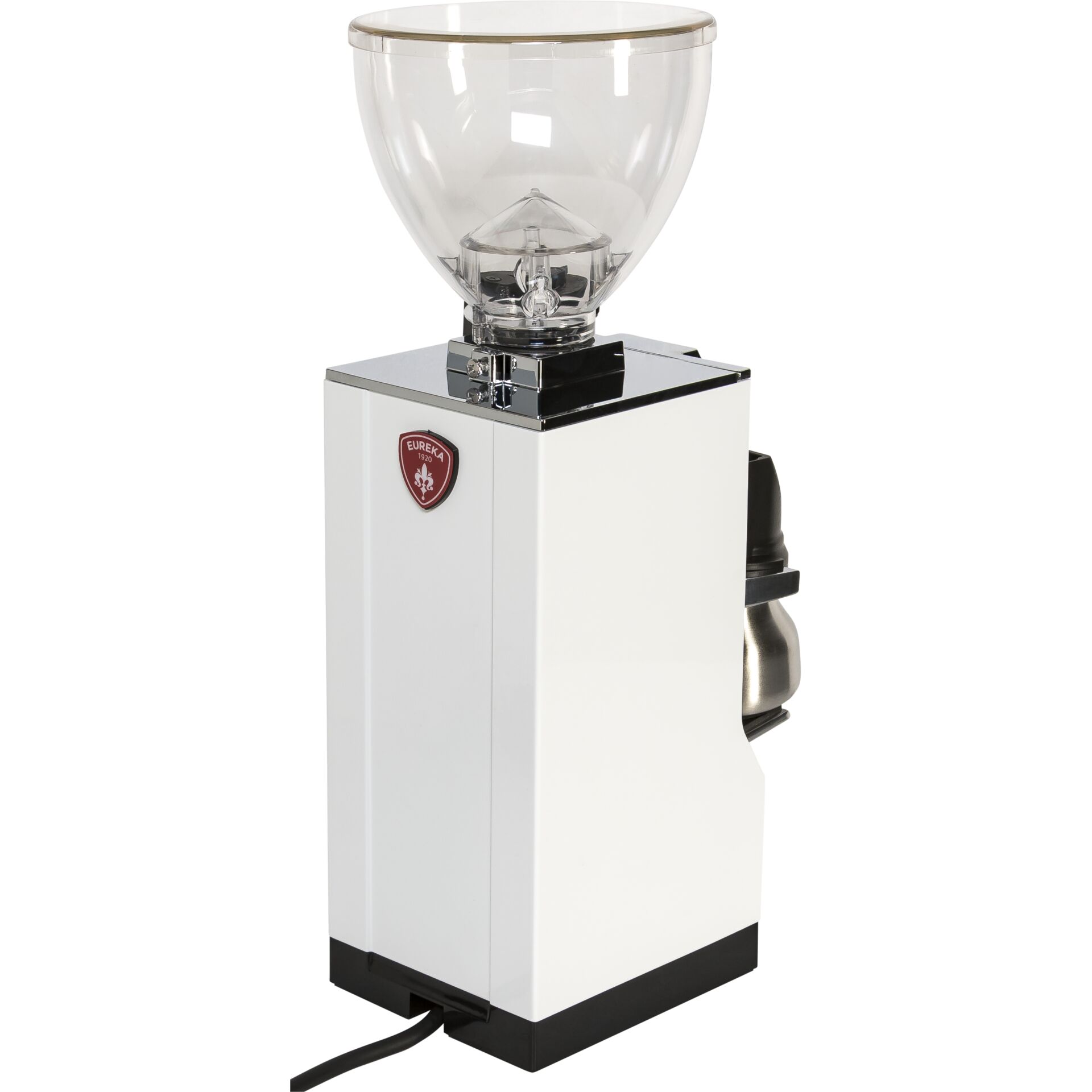 Espresso-Mühlen, Kaffeemühle, Manuelle Mühle, Gehäuse weiß, Glashopper