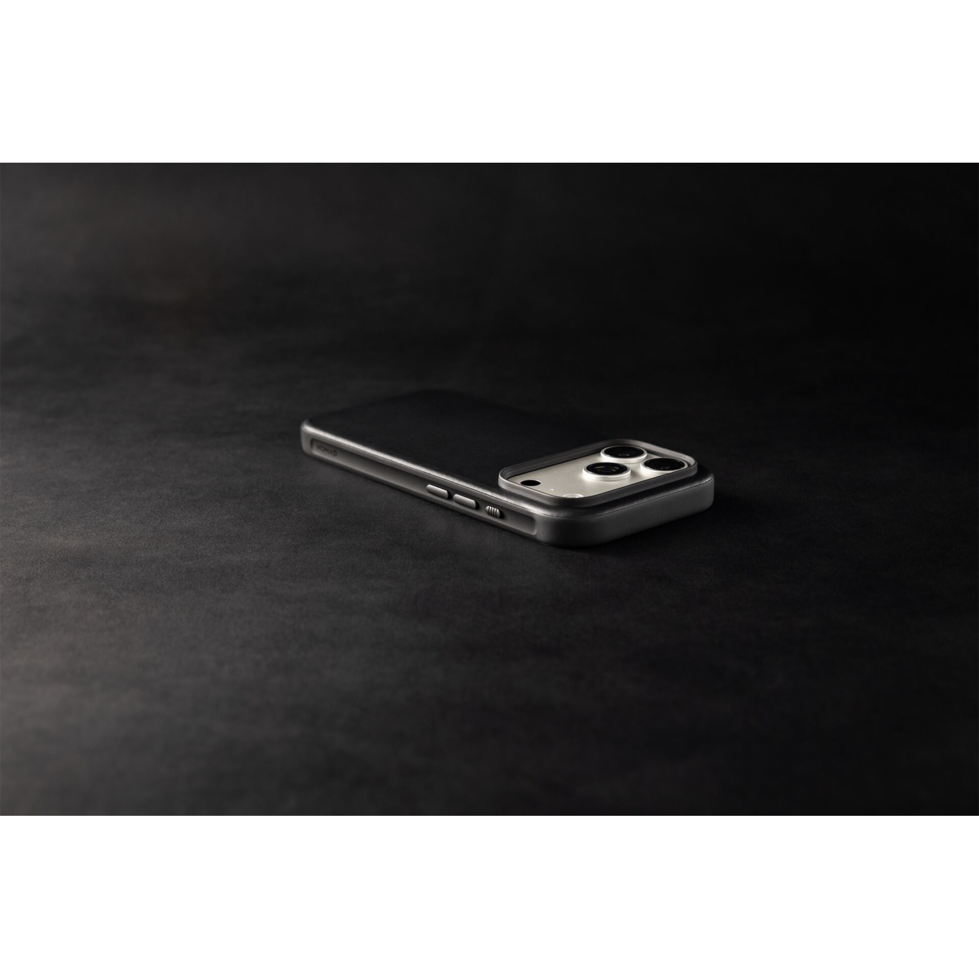 smartphone, Telefon, Schutzhülle, Dreifachkamera, Schwarz