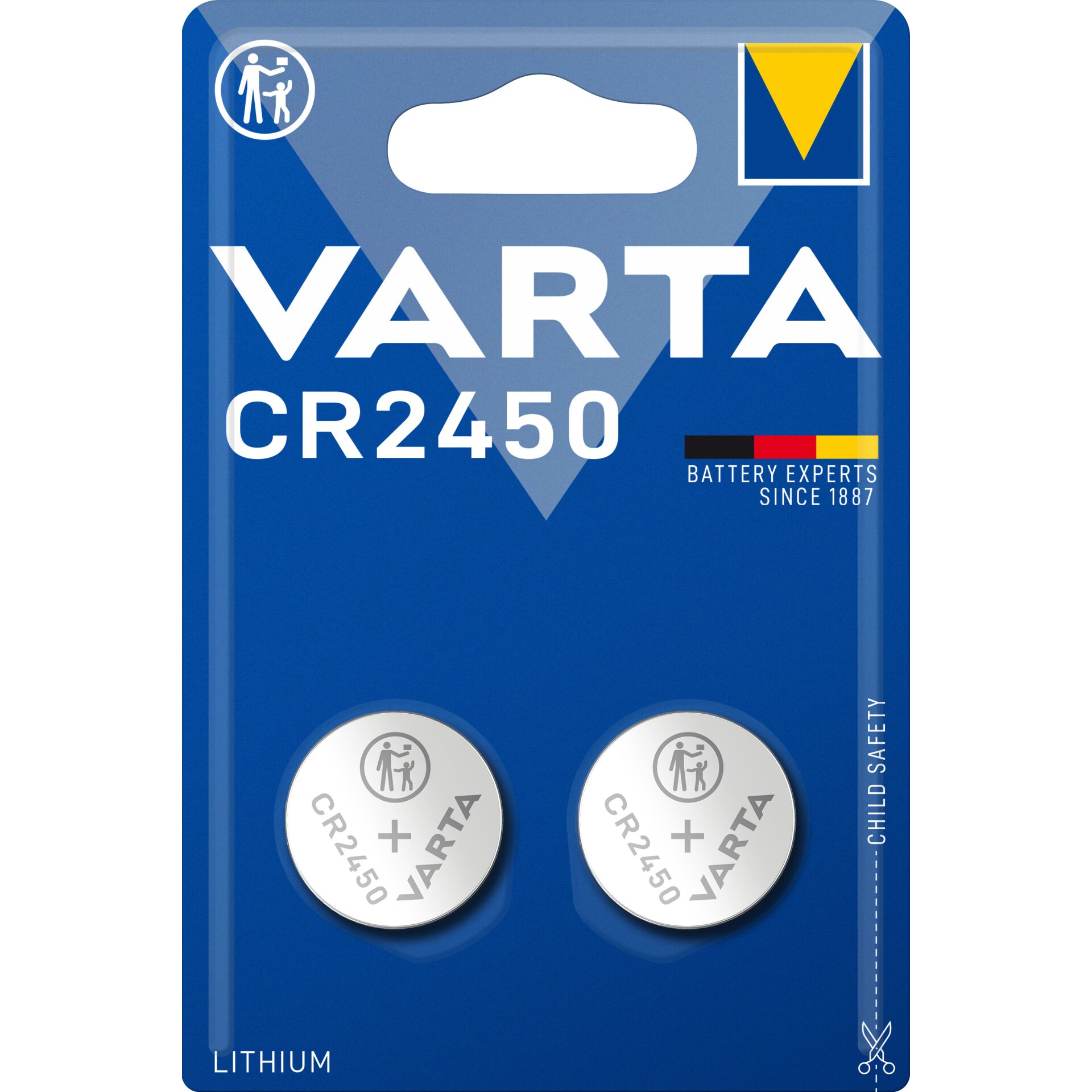 1x2 Varta electronic CR 2450
