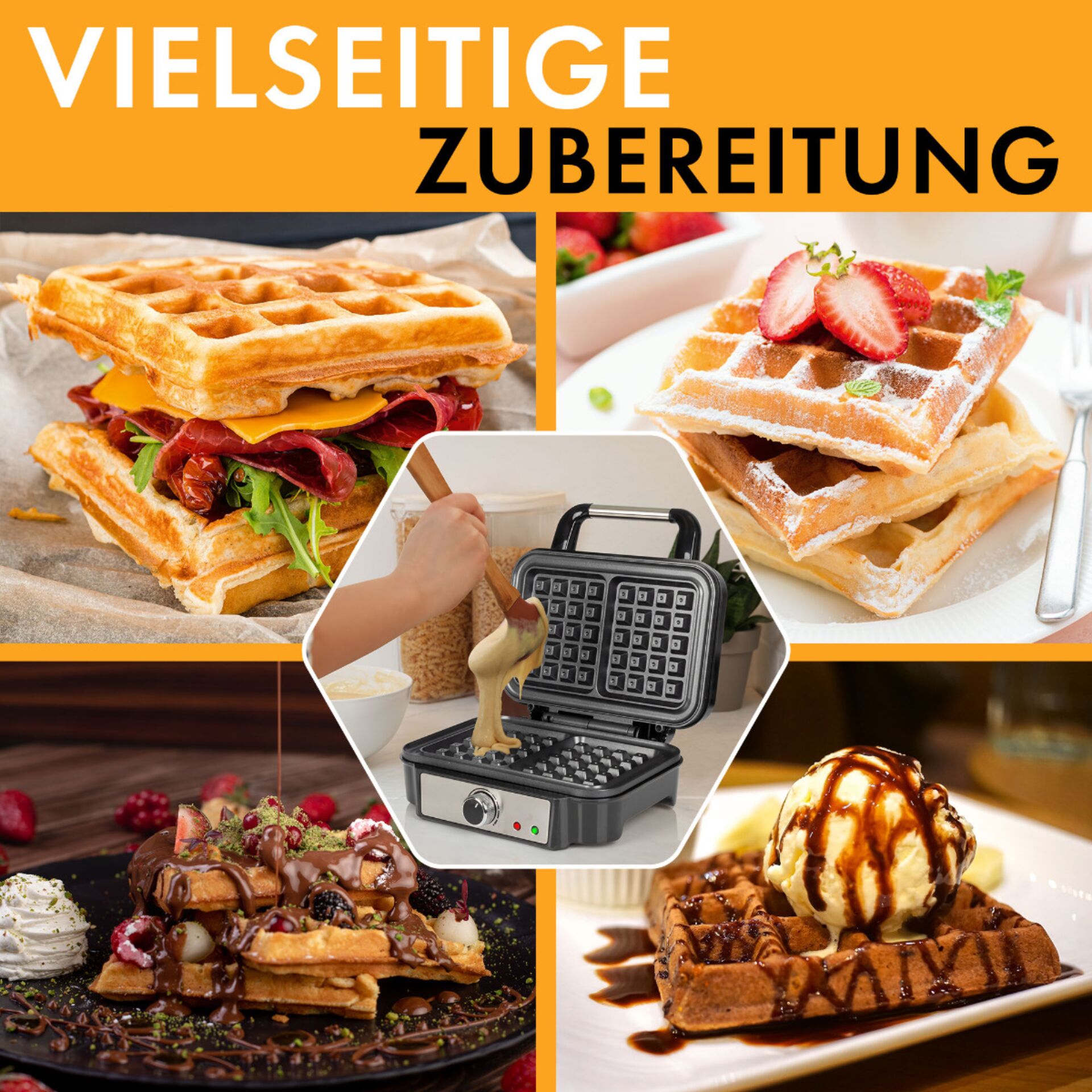 Essen, Waffel, Sandwich