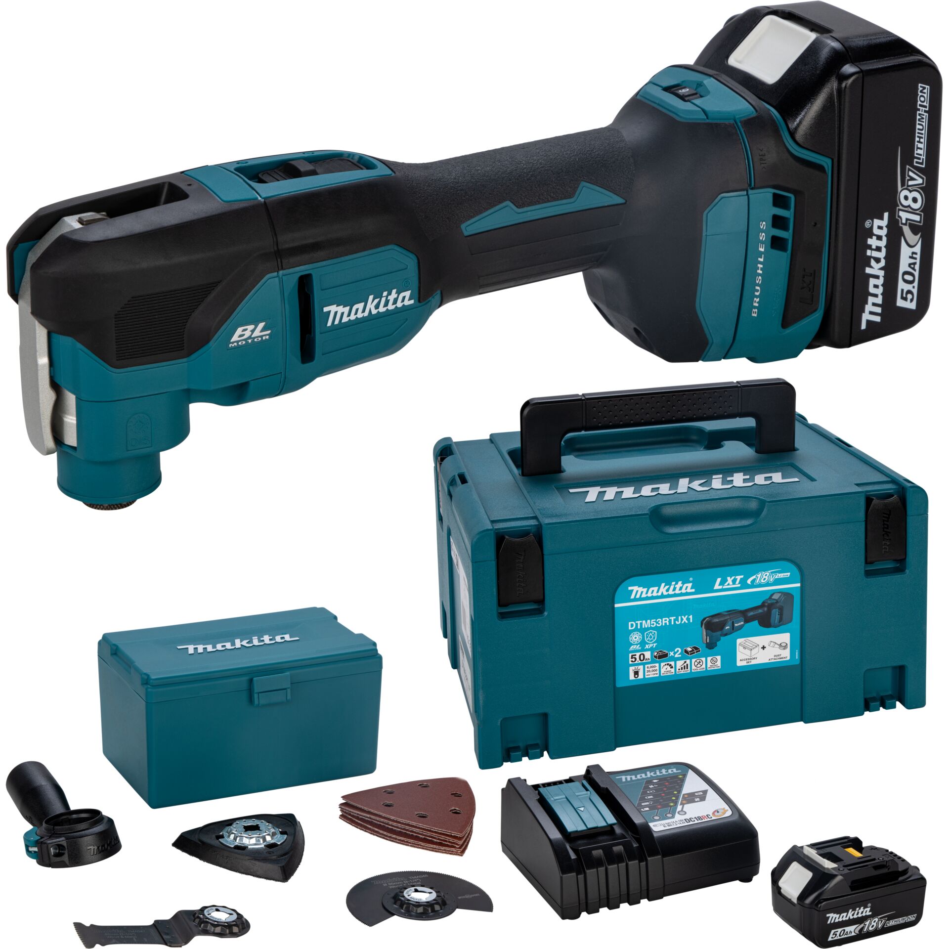 Makita DTM53RTJX1  Akku-Multifunktionswerkzeug