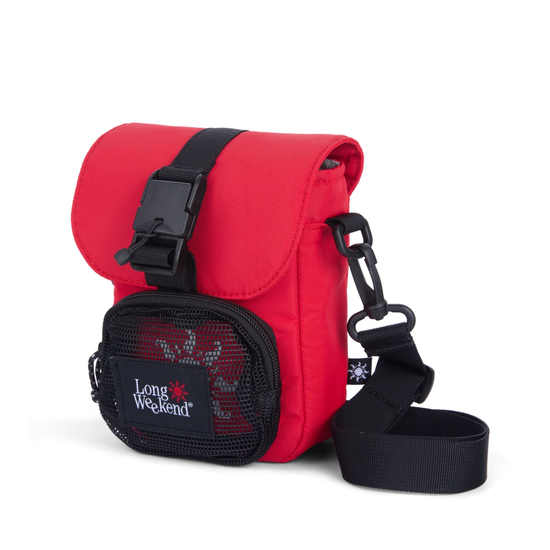 Long Weekend Crossbody Camera  Pouch Red