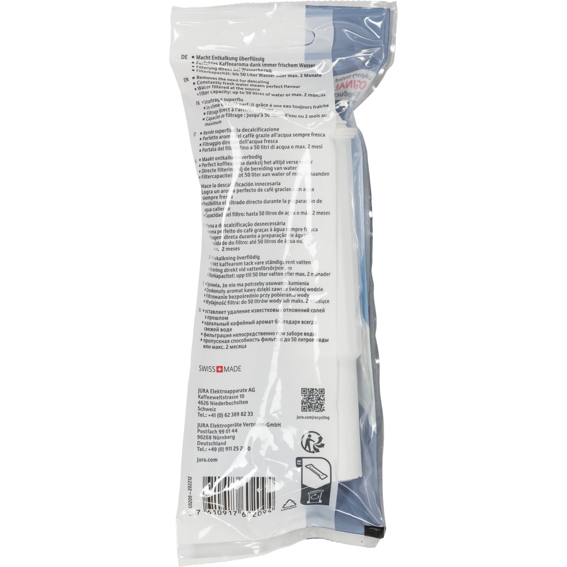 Filter, Wasserfilter, Kaffee, Beutel, Schweiz hergestellt