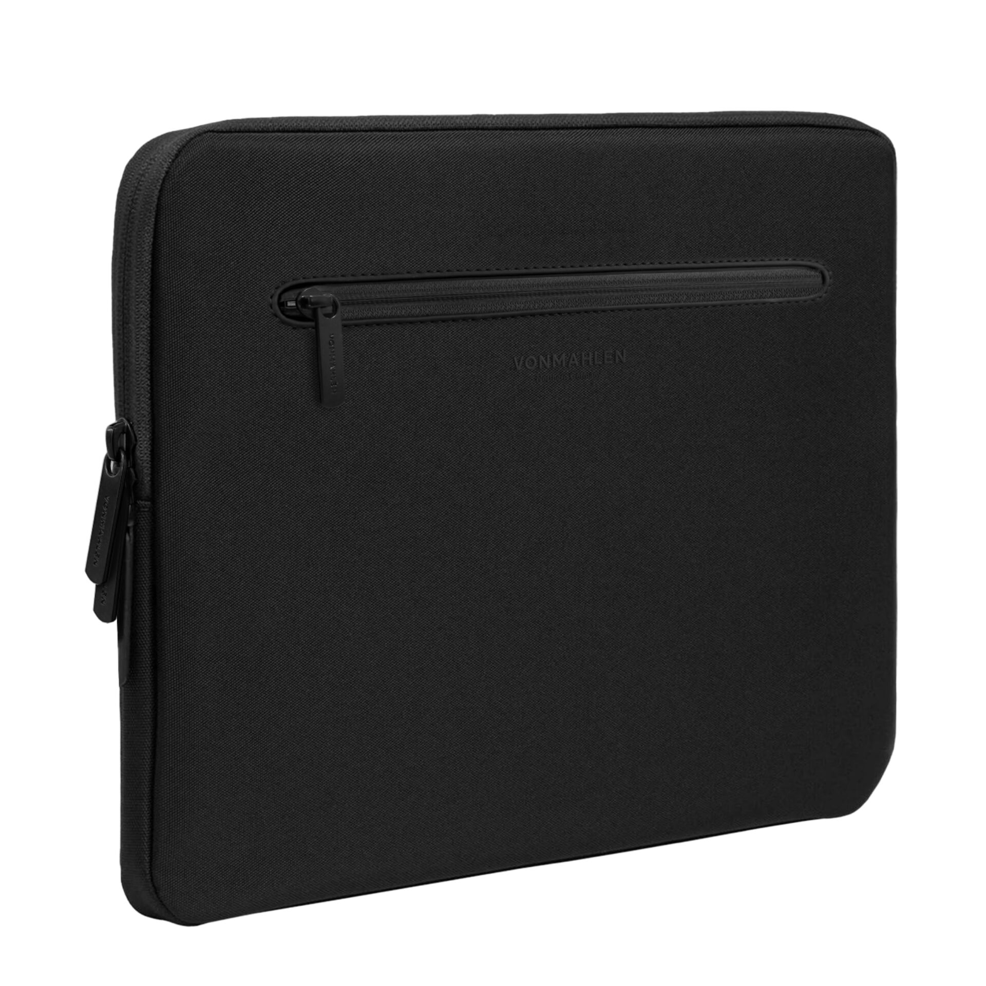 Schwarz, Laptop-Hülle, Reißverschlussfach, Weich, Vonmählen