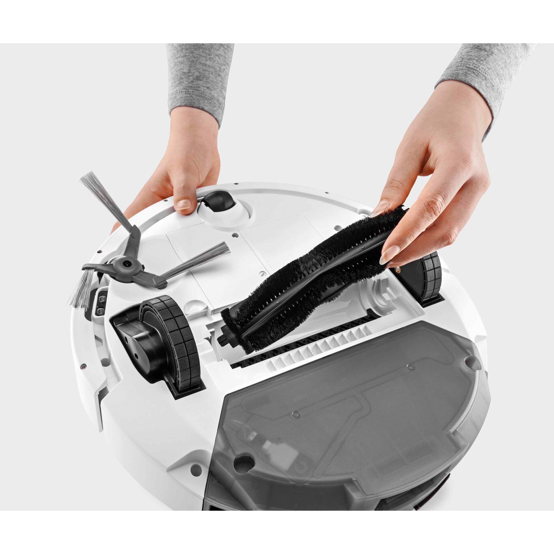 Roboter-Staubsauger, Bürstenrolle, Filter, Reinigungsgerät, Weiß, Roboter Staubsauger, Reinigungsbürsten, Kehrbürsten, FilternBürsten, Staubbehälter