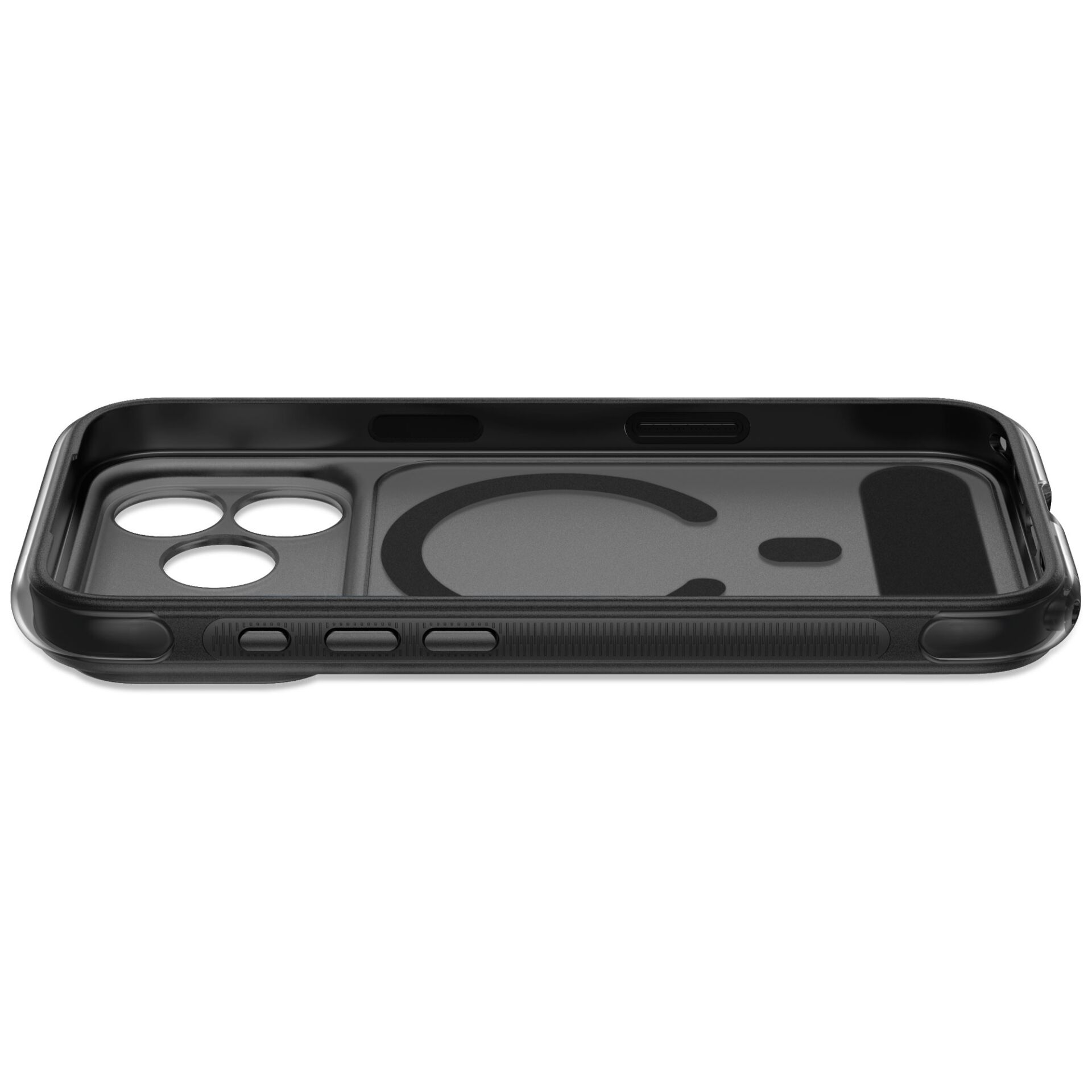 Schutzhülle, Case, Kamera-Aussparung, Schwarz, Transparent
